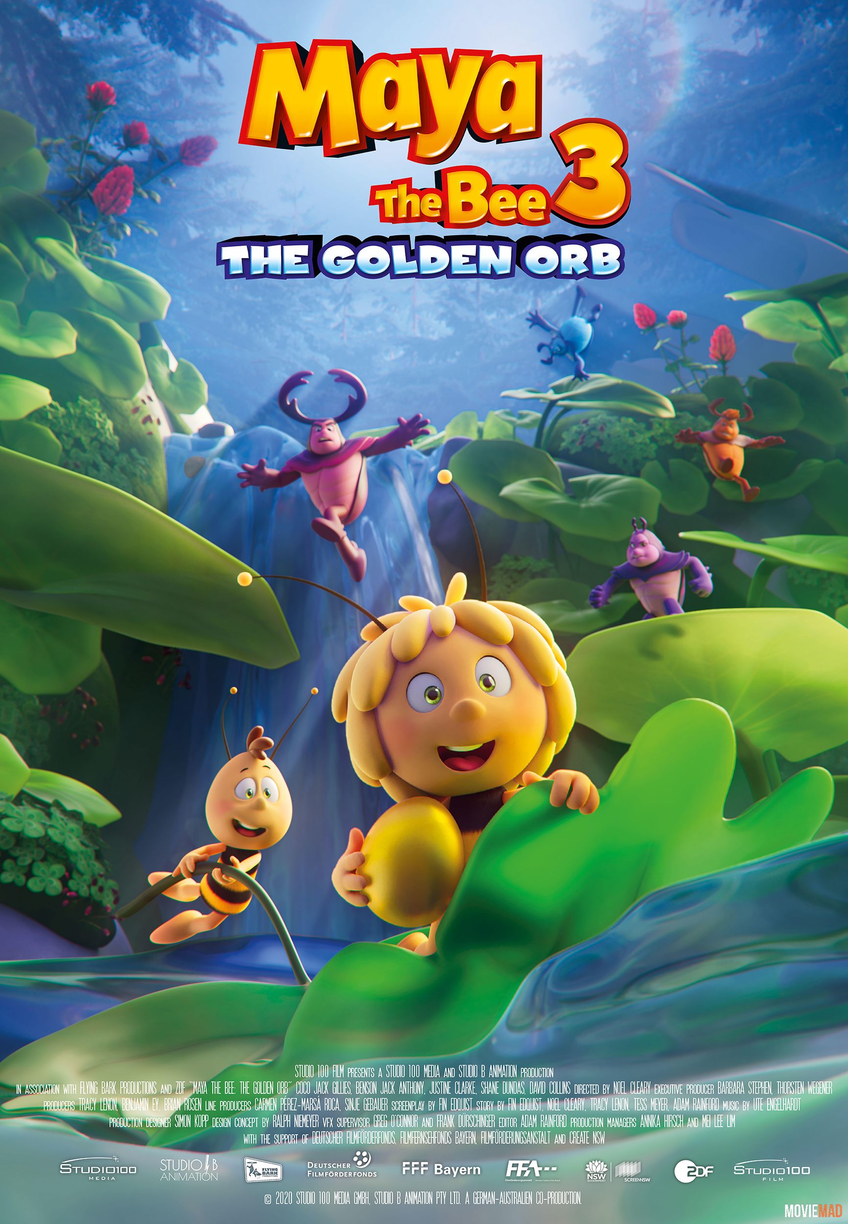 Maya the Bee 3 The Golden Orb (2021) Hindi Dubbed ORG HDRip Full Movie 720p 480p Movie