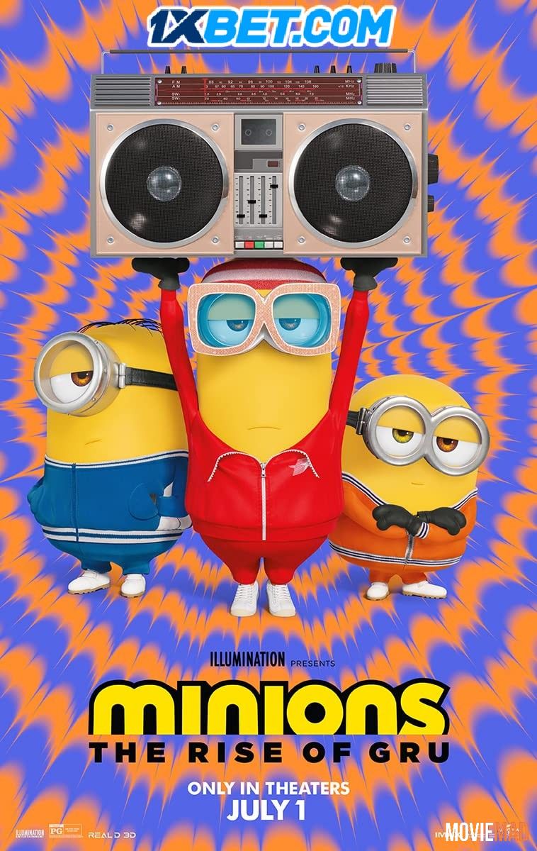 Minions The Rise of Gru (2022) Hindi Dubbed CAMRip Full Movie 720p 480p