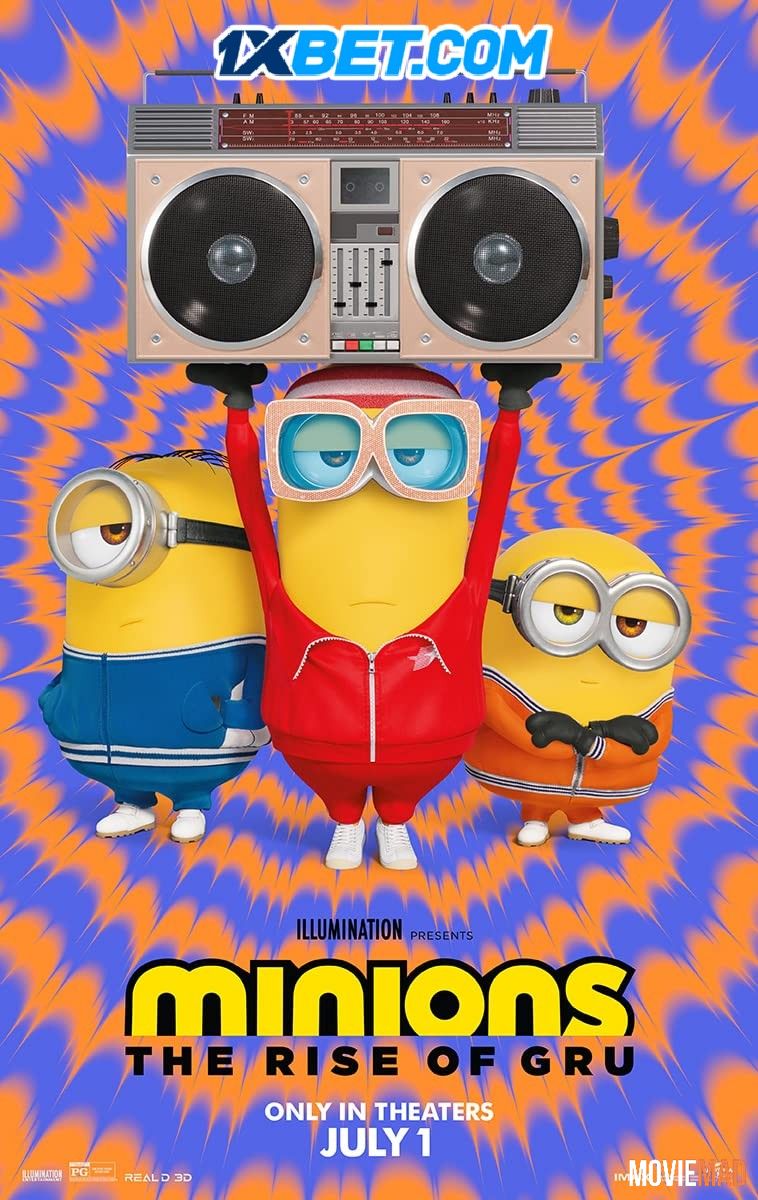 Minions The Rise of Gru 2022 Hindi Dubbed WEBRip Full Movie 720p 480p