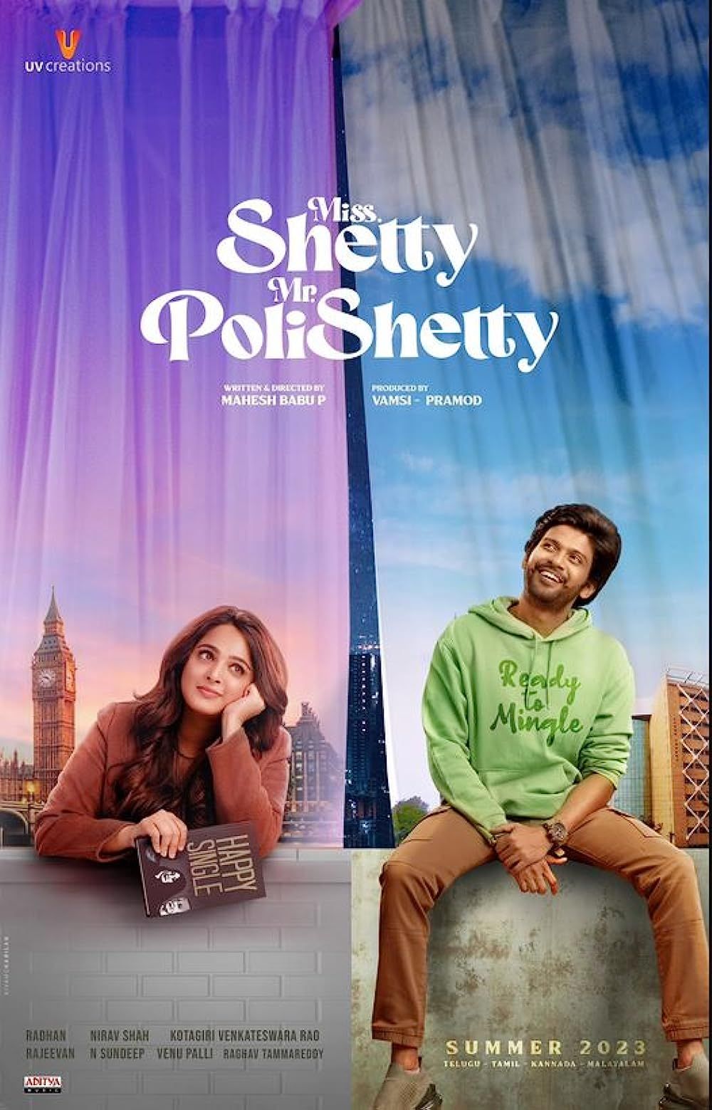 Miss Shetty Mr Polishetty (2023) Hindi Dubbed ORG HDRip Full Movie 720p 480p Movie