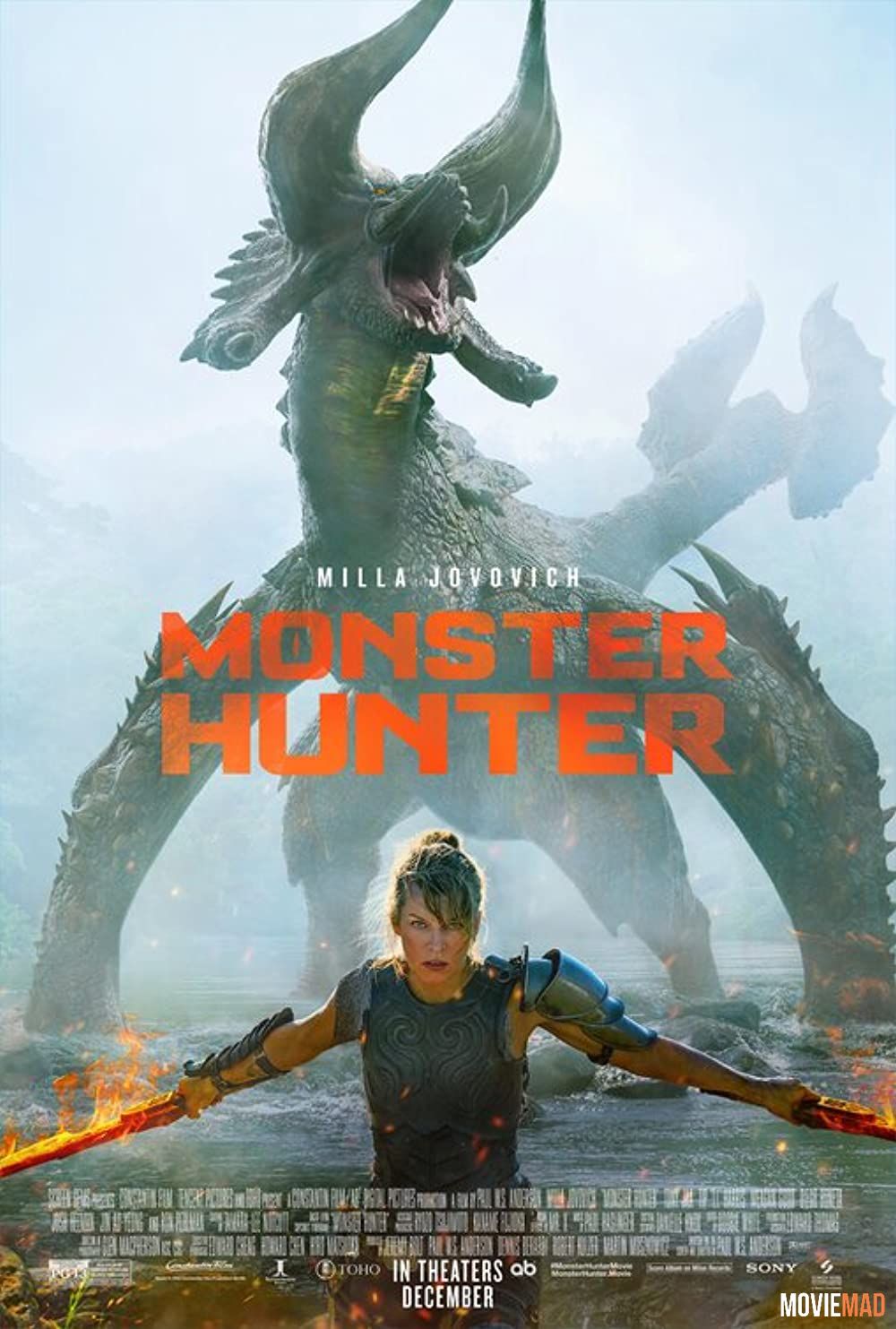 Monster Hunter 2020 Hindi Dubbed HDCAM Full Movie 720p 480p Movie