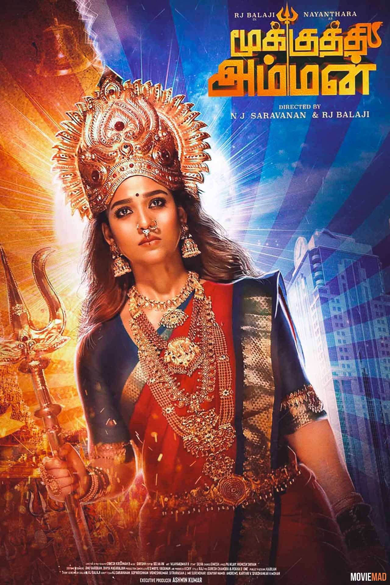 Mookuthi Amman (2021) Hindi (Voice Over) Dubbed HDRip Full Movie 720p 480p Movie