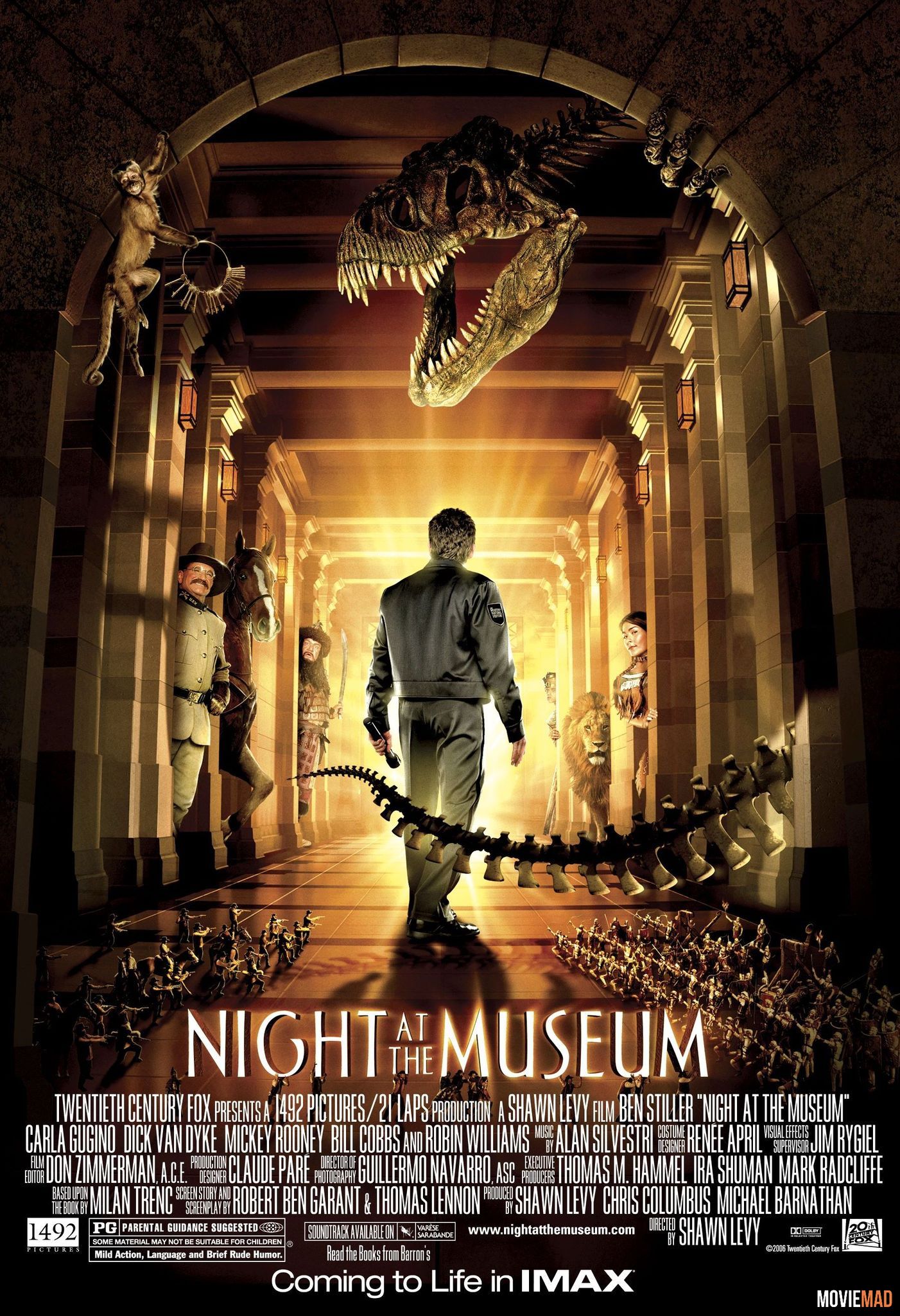 Night at the Museum 2006 Hindi Dubbed BluRay Full Movie 720p 480p Movie