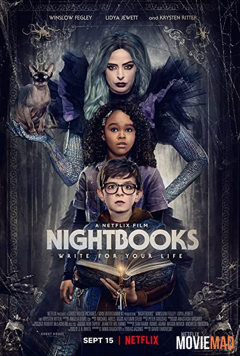 Nightbooks 2021 Hindi Dubbed ORG WEB DL NF Full Movie 1080p 720p 480p Movie