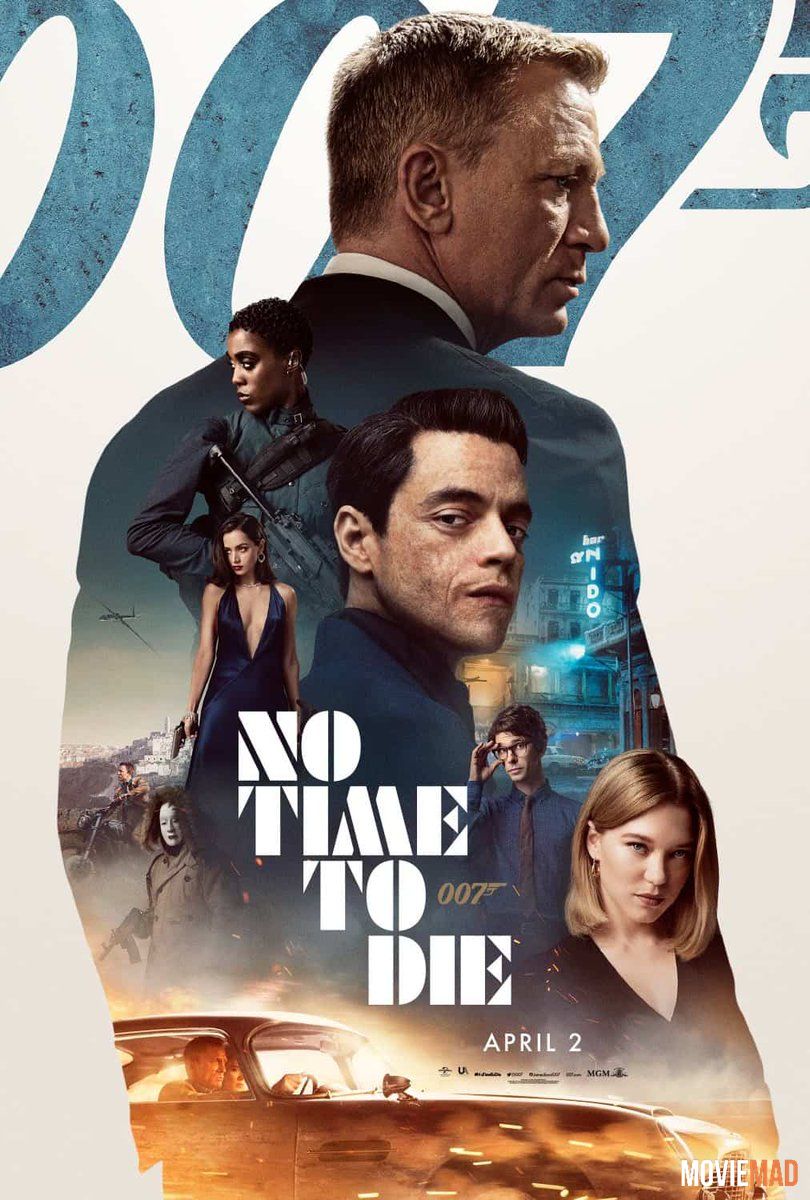 No Time To Die 2021 English ORG WEB DL AMZN Full Movie 720p 480p Movie