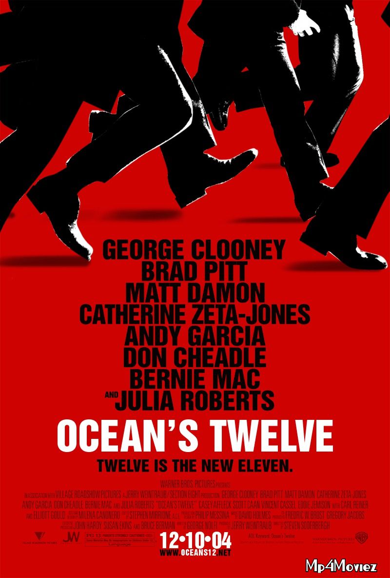 Oceans Twelve 2004 Hindi Dubbed BluRay Full Movie 720p 480p Movie