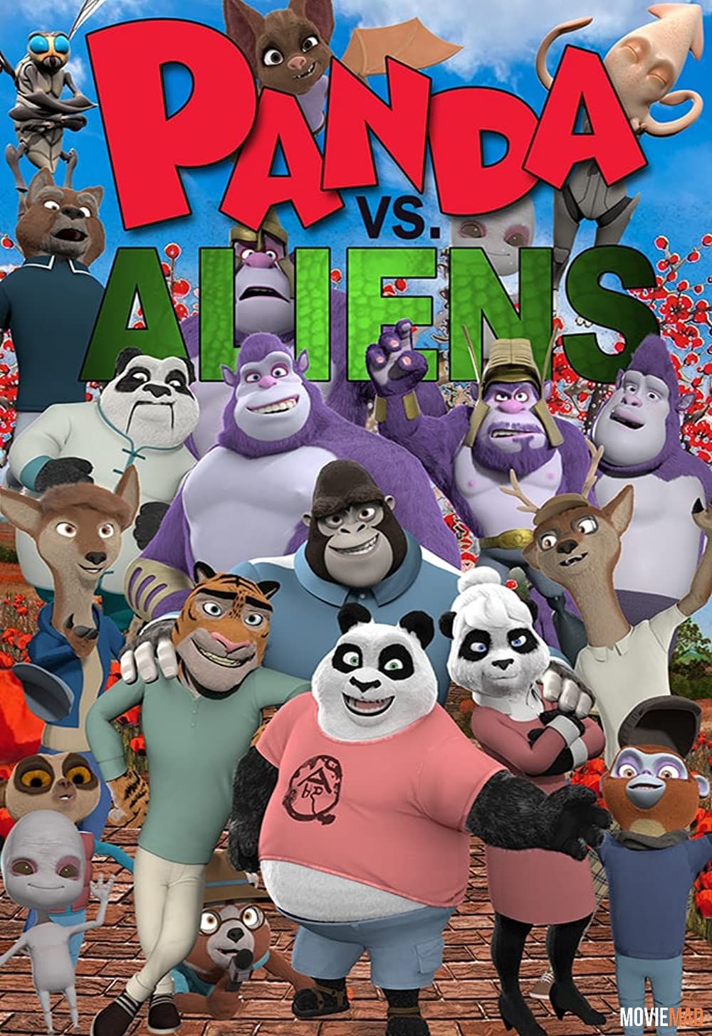 Panda vs Aliens 2021 English HDRip Full Movie 720p 480p Movie