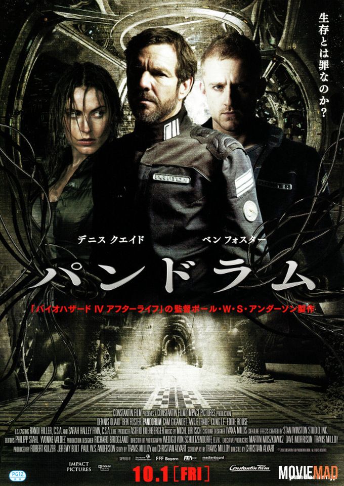 Pandorum 2009 Hindi Dubbed BluRay Full Movie 720p 480p