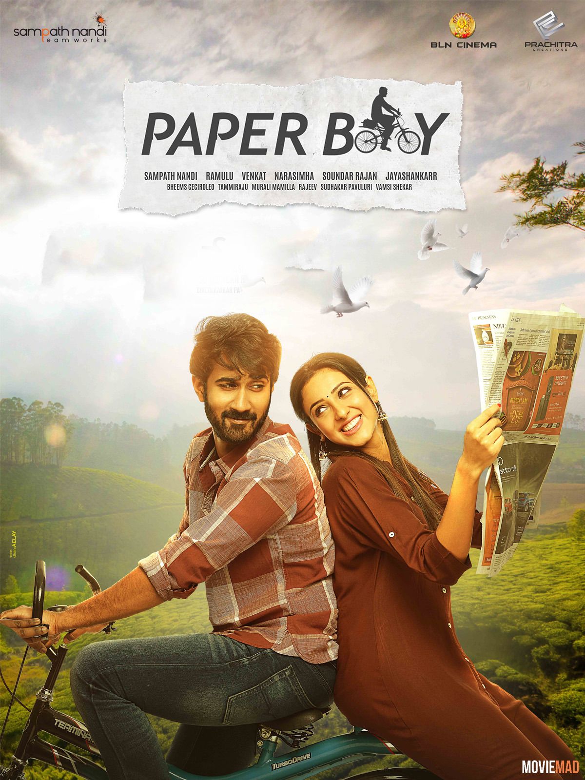 Paper Boy (2018) UNCUT Hindi Dubbed ORG HDRip Full Movie 720p 480p Movie