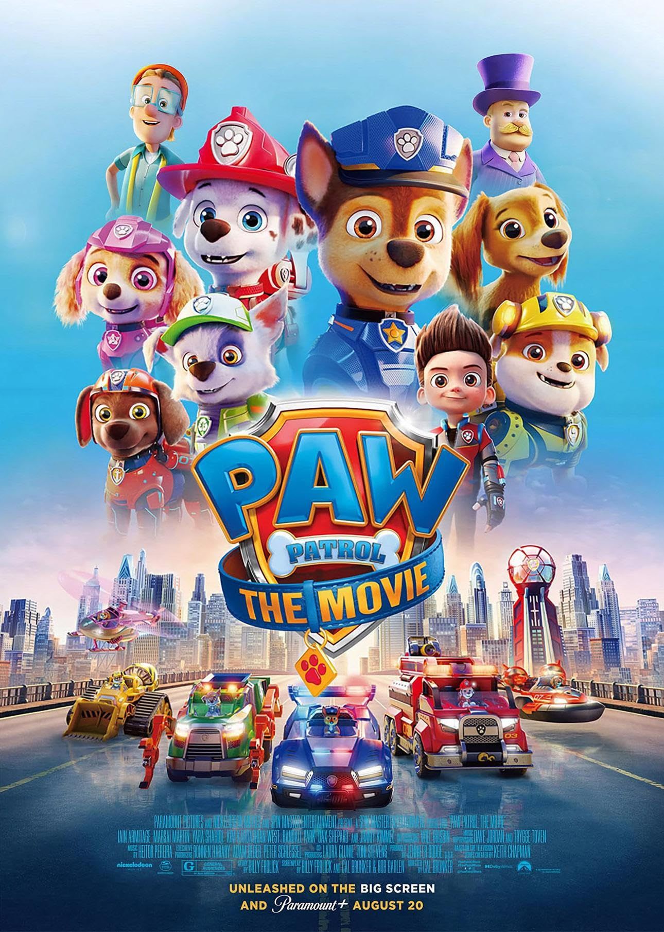 PAW Patrol The Movie (2021) Hindi Dubbed ORG BluRay Full Movie 720p 480p Movie