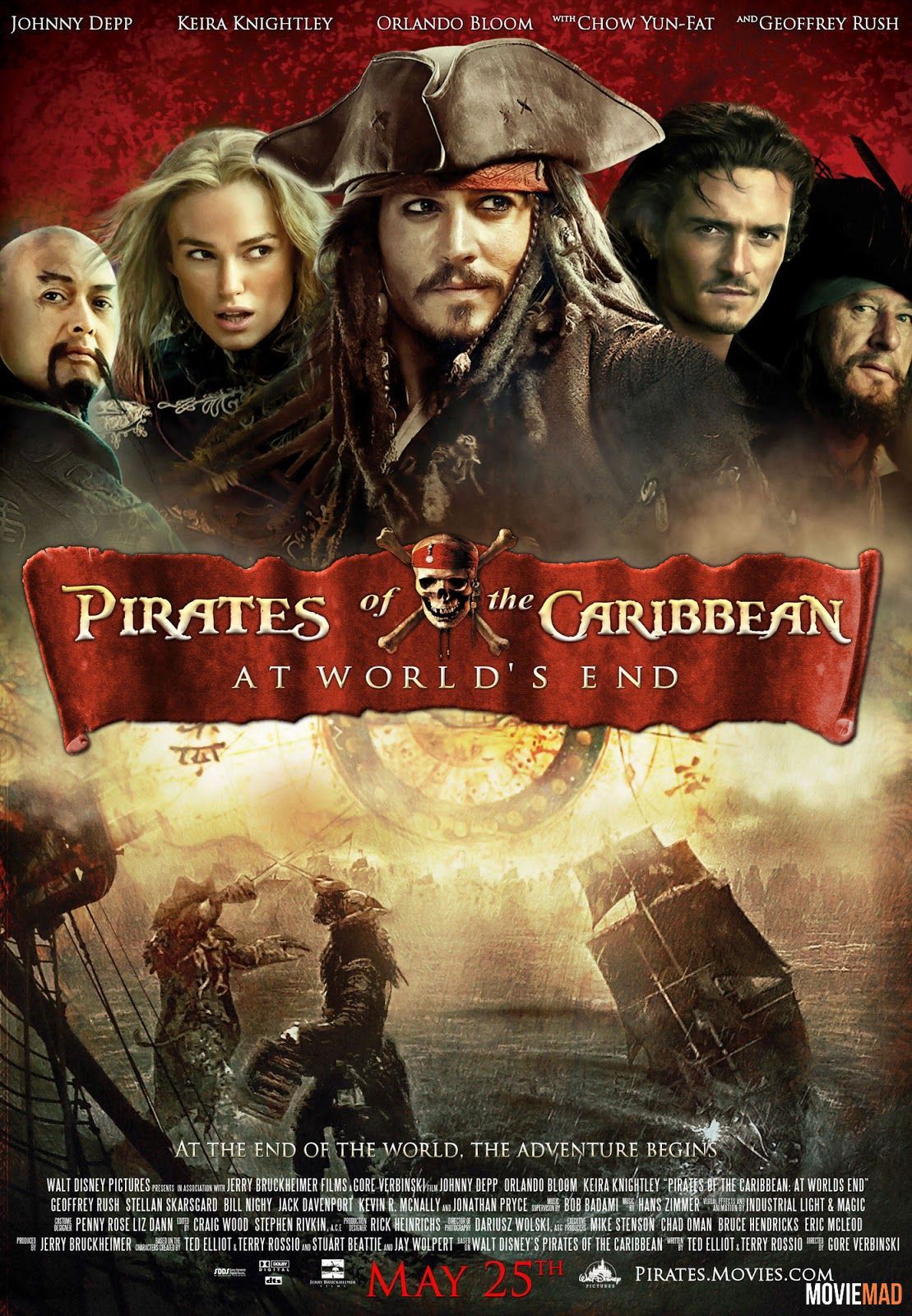 Pirates of the Caribbean At Worlds End 2007 Hindi Dubbed BluRay Full Movie 720p 480p