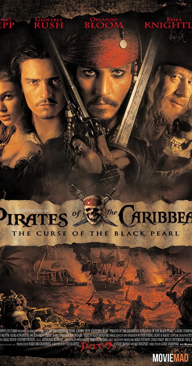 Pirates of the Caribbean The Curse of the Black Pearl 2003 Hindi Dubbed BluRay Full Movie 720p 480p Movie