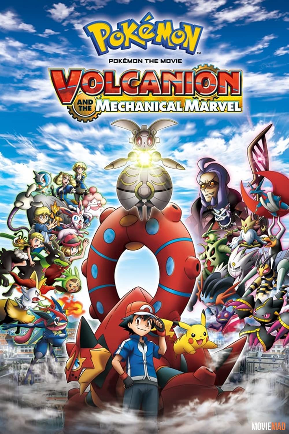 Pokemon the Movie Volcanion and the Mechanical Marvel (2016) Hindi Dubbed ORG HDRip Full Movie 1080p 720p 480p Movie