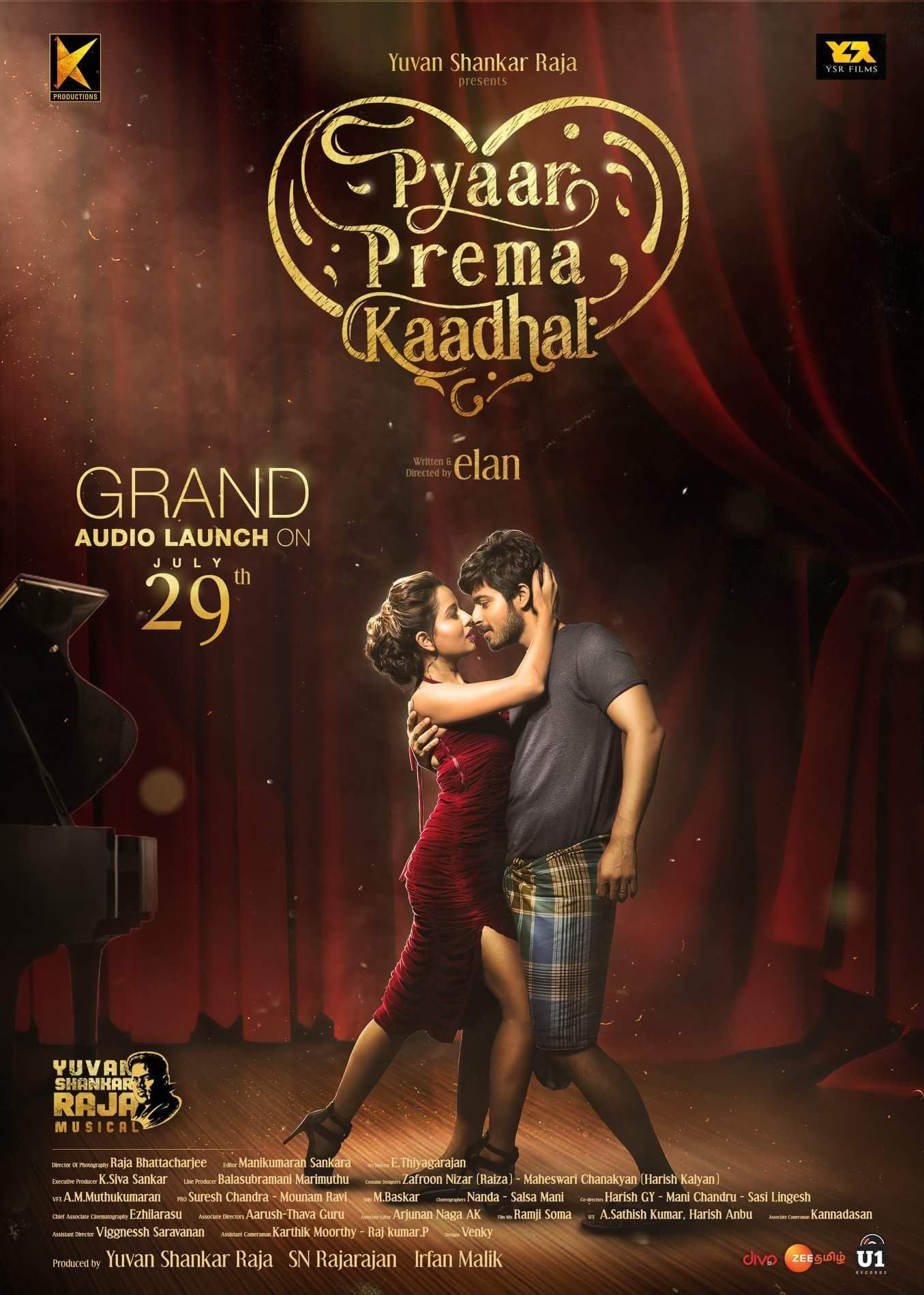 Pyaar Prema Kaadhal (2018) Hindi Dubbed ORG HDRip Full Movie 720p 480p Movie