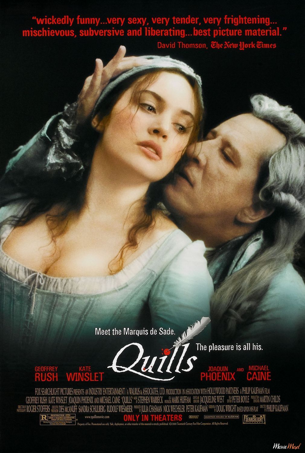 Quills 2000 English HDRip Full Movie 720p 480p Movie