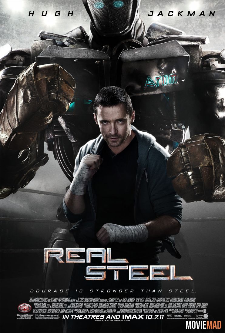 Real Steel 2011 Hindi Dubbed BluRay Full Movie 720p 480p Movie