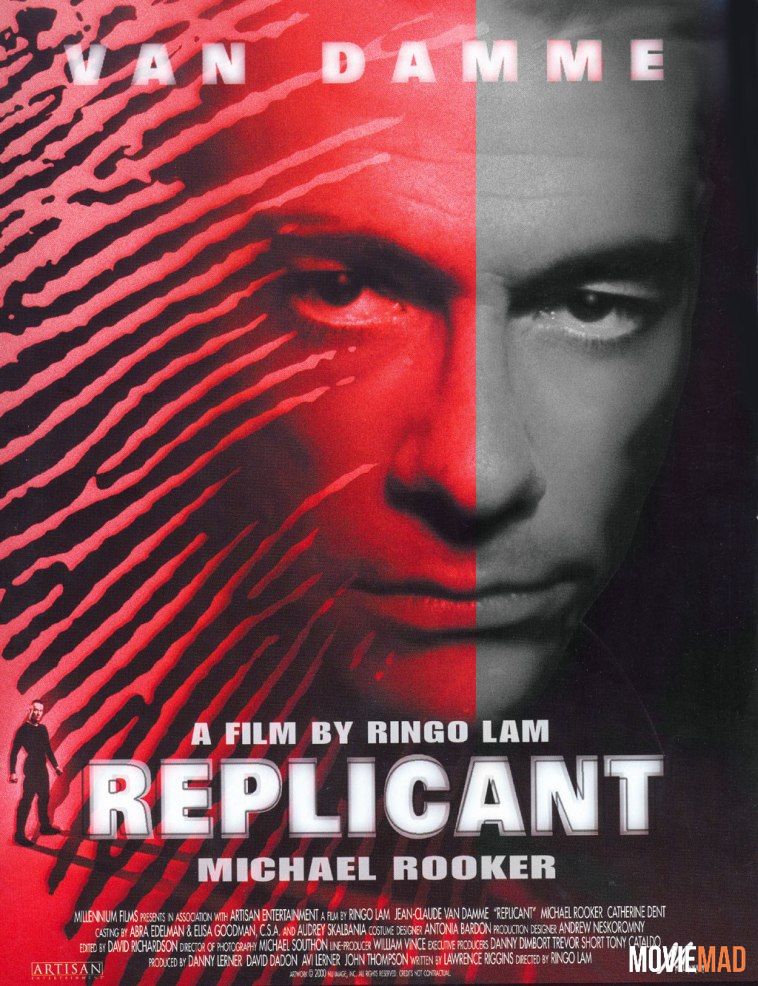 Replicant 2001 Hindi Dubbed BluRay Full Movie 720p 480p