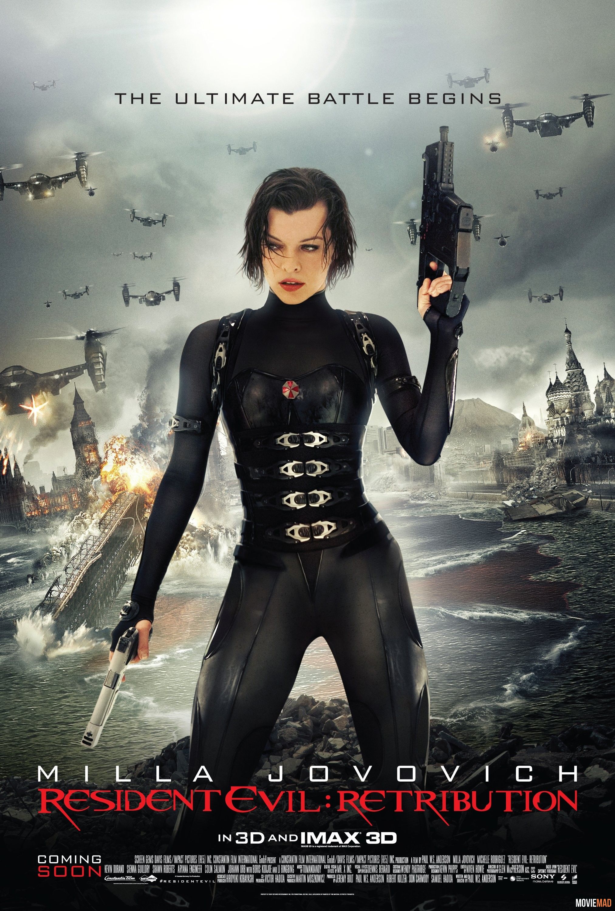 Resident Evil Retribution 2012 Hindi Dubbed BluRay Full Movie 720p 480p Movie