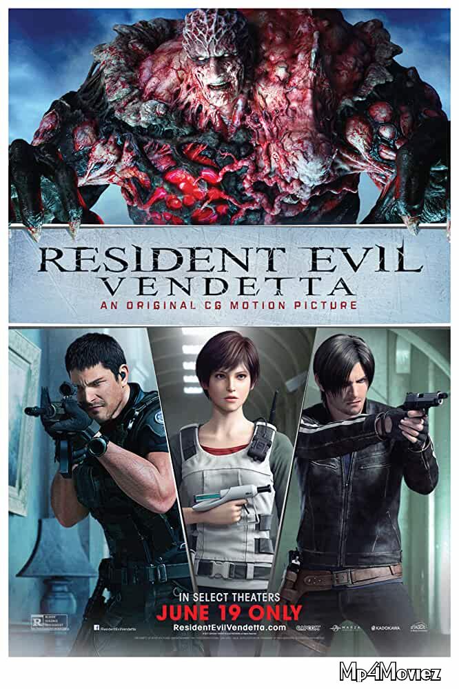 Resident Evil: Vendetta 2017 Hindi Dubbed BluRay Full Movie 720p 480p Movie