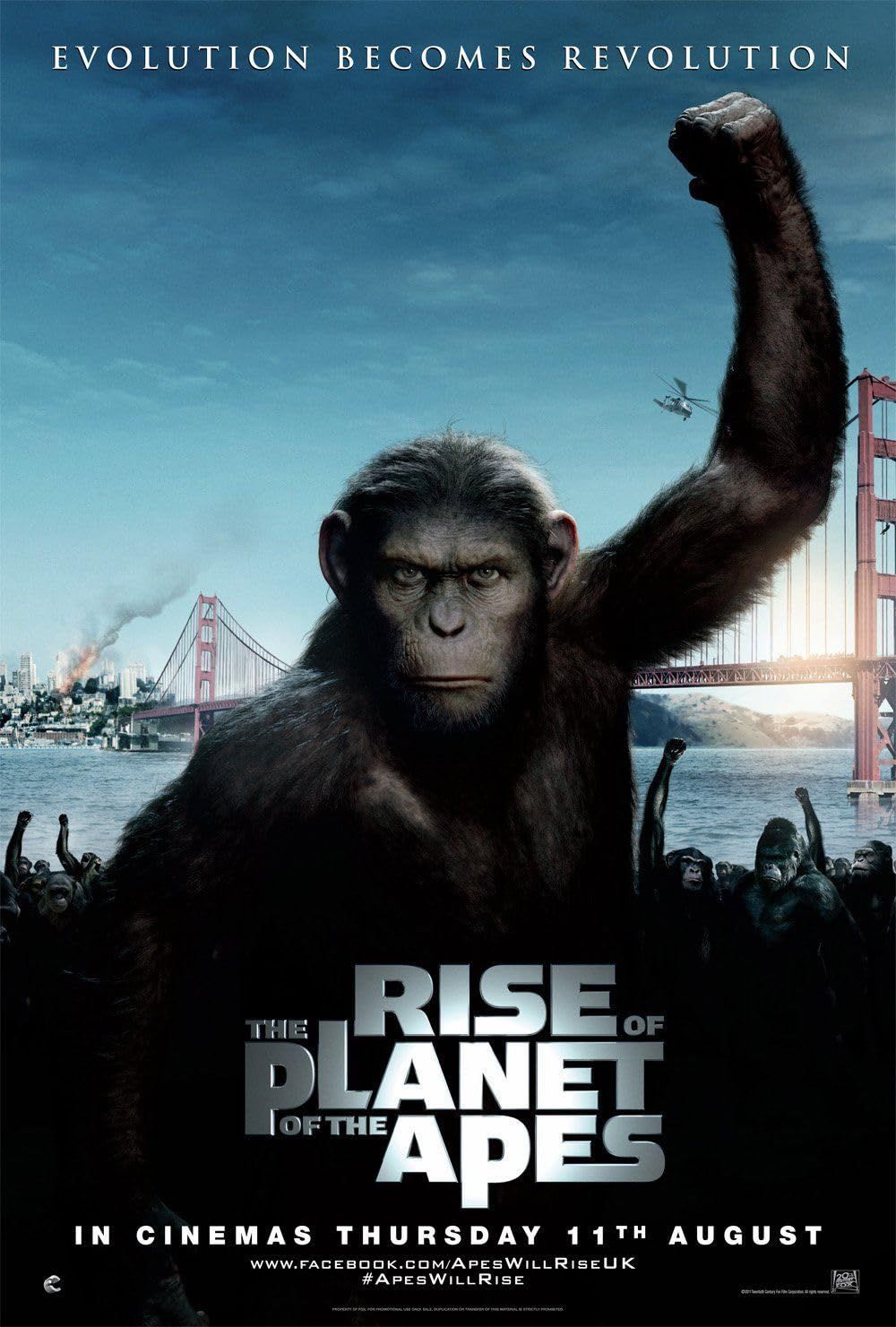 Rise of the Planet of the Apes (2011) Hindi Dubbed ORG BluRay Full Movie 720p 480p Movie