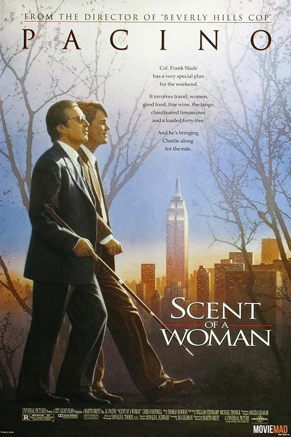 Scent of a Woman 1992 Hindi Dubbed ORG BluRay Full Movie 1080p 720p 480p Movie