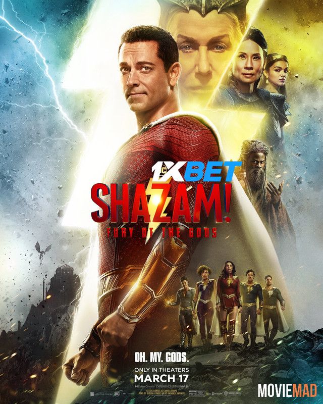 Shazam Fury of the Gods (2023) English CAMRip Full Movie 720p 480p Movie