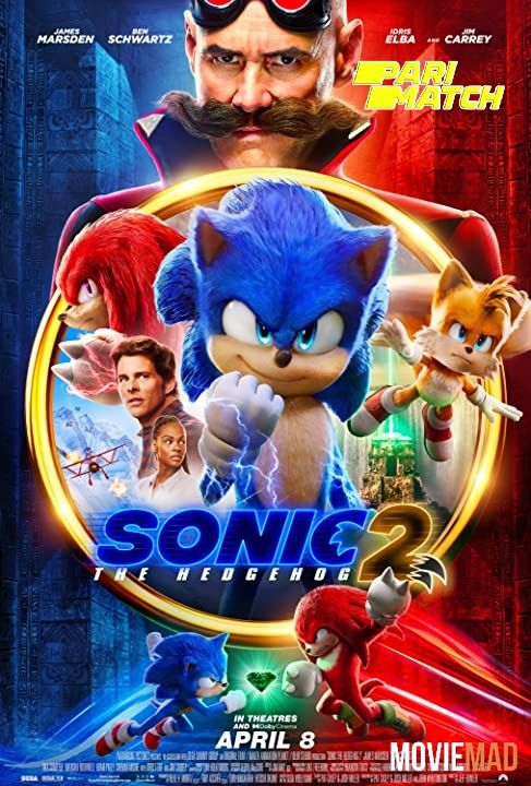 Sonic the Hedgehog 2 (2022) English CAMRip Full Movie 720p 480p Movie