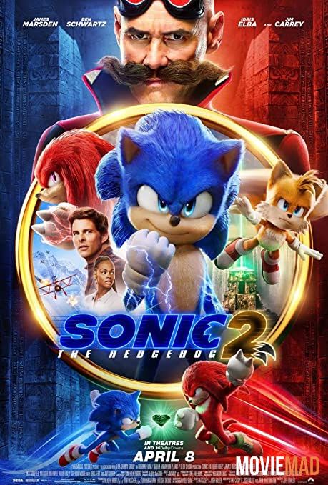 Sonic the Hedgehog 2 (2022) English HDRip Full Movie 720p 480p