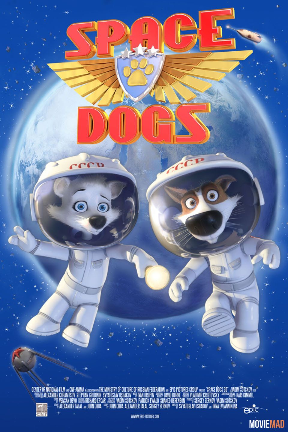 Space Dogs (2010) Hindi Dubbed BluRay Full Movie 720p 480p Movie