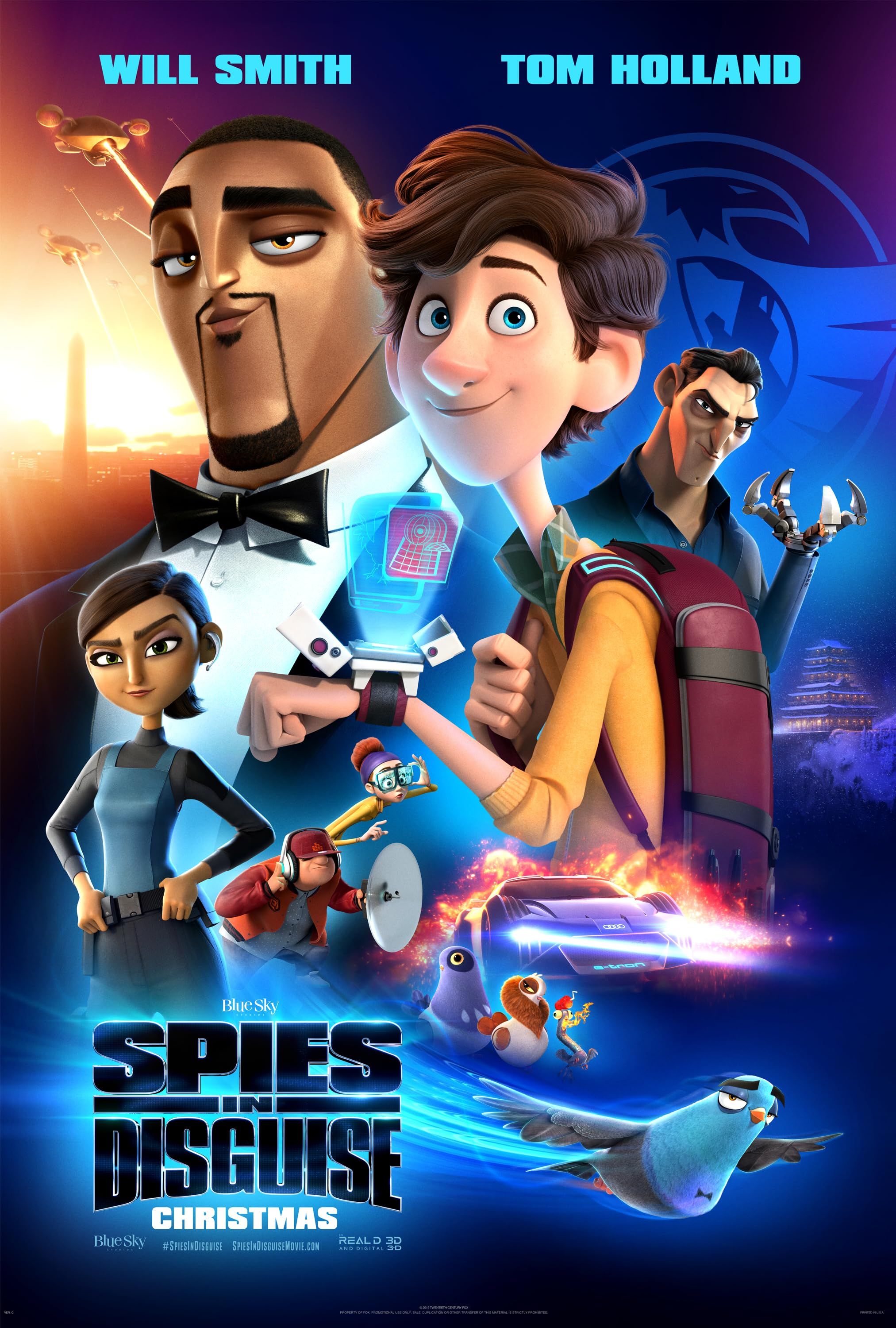 Spies in Disguise (2019) Hindi Dubbed ORG BluRay Full Movie 720p 480p Movie