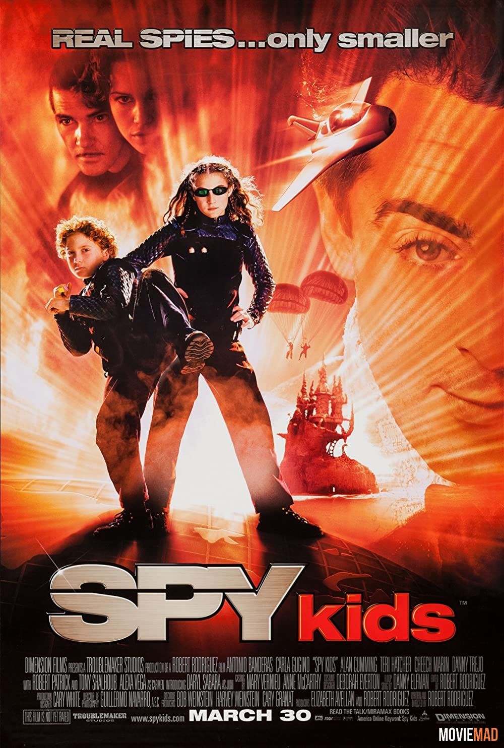 Spy Kids 2001 Hindi Dubbed BluRay Full Movie 720p 480p Movie