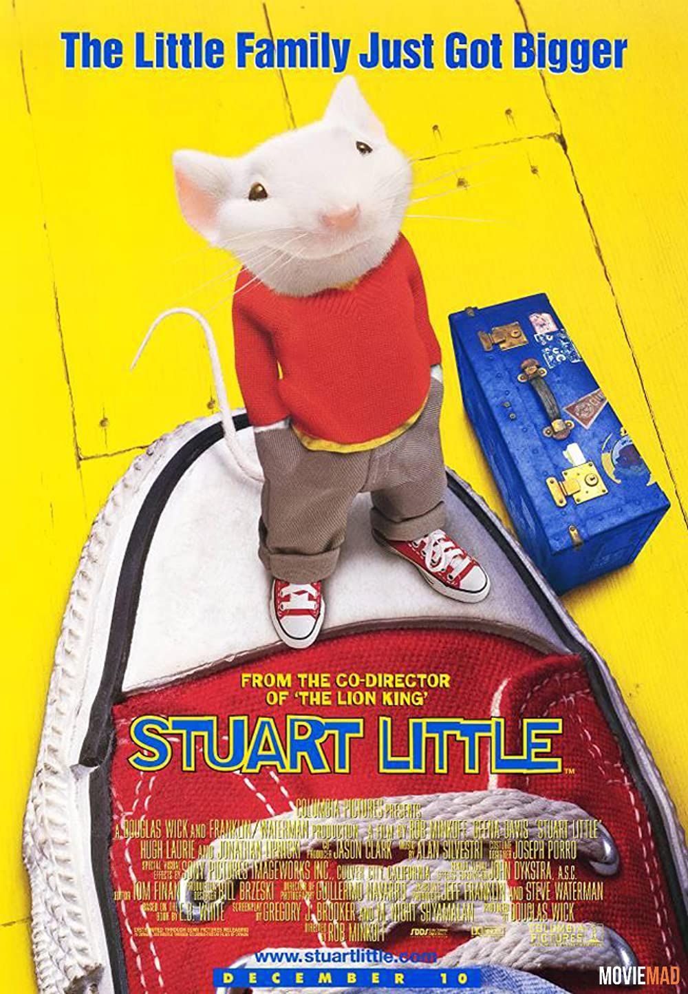 Stuart Little 1999 Hindi Dubbed BluRay Full Movie 720p 480p Movie