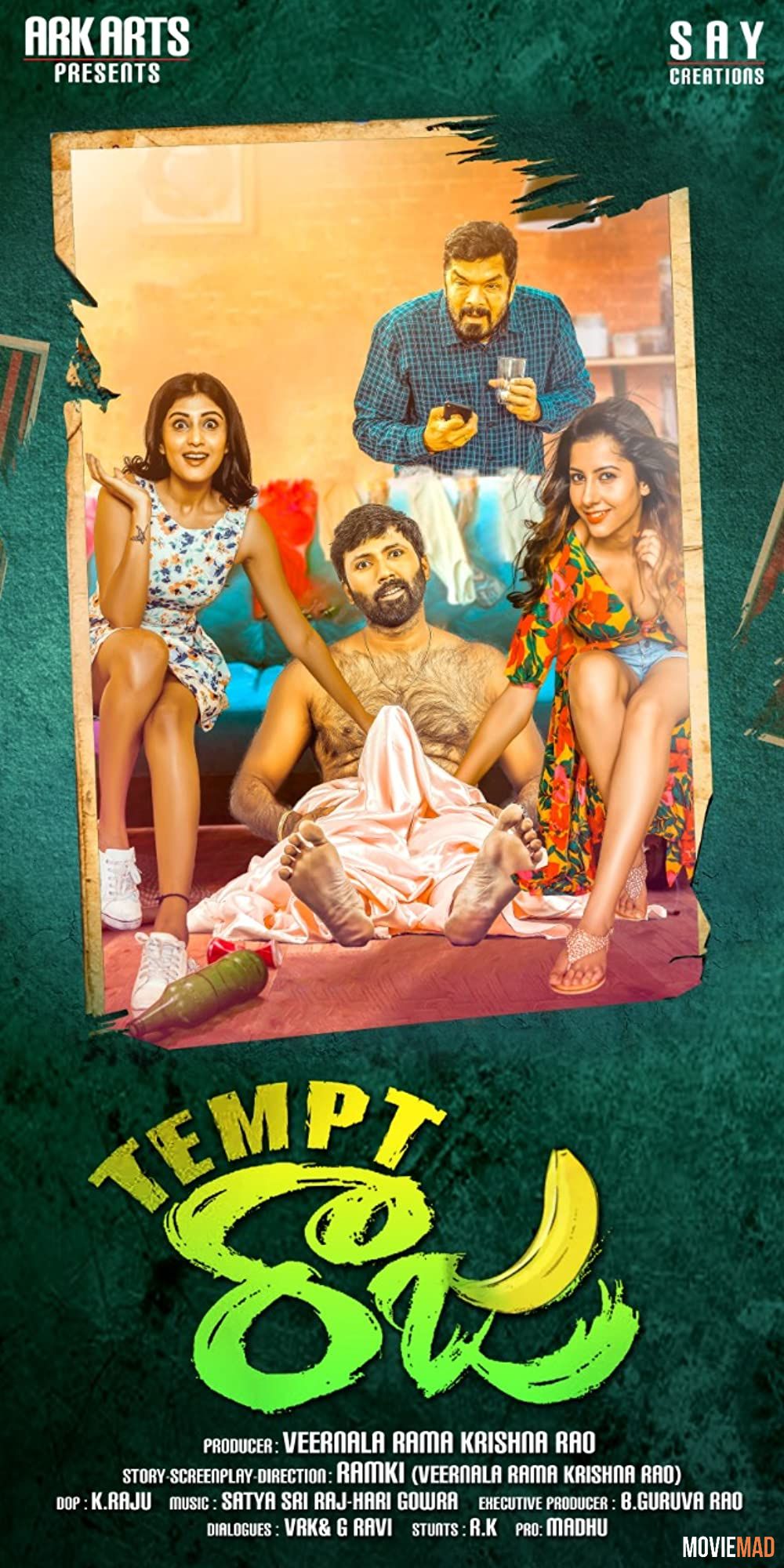 Tempt Raja 2021 Hindi Dubbed ORG HDRip Full Movie 720p 480p