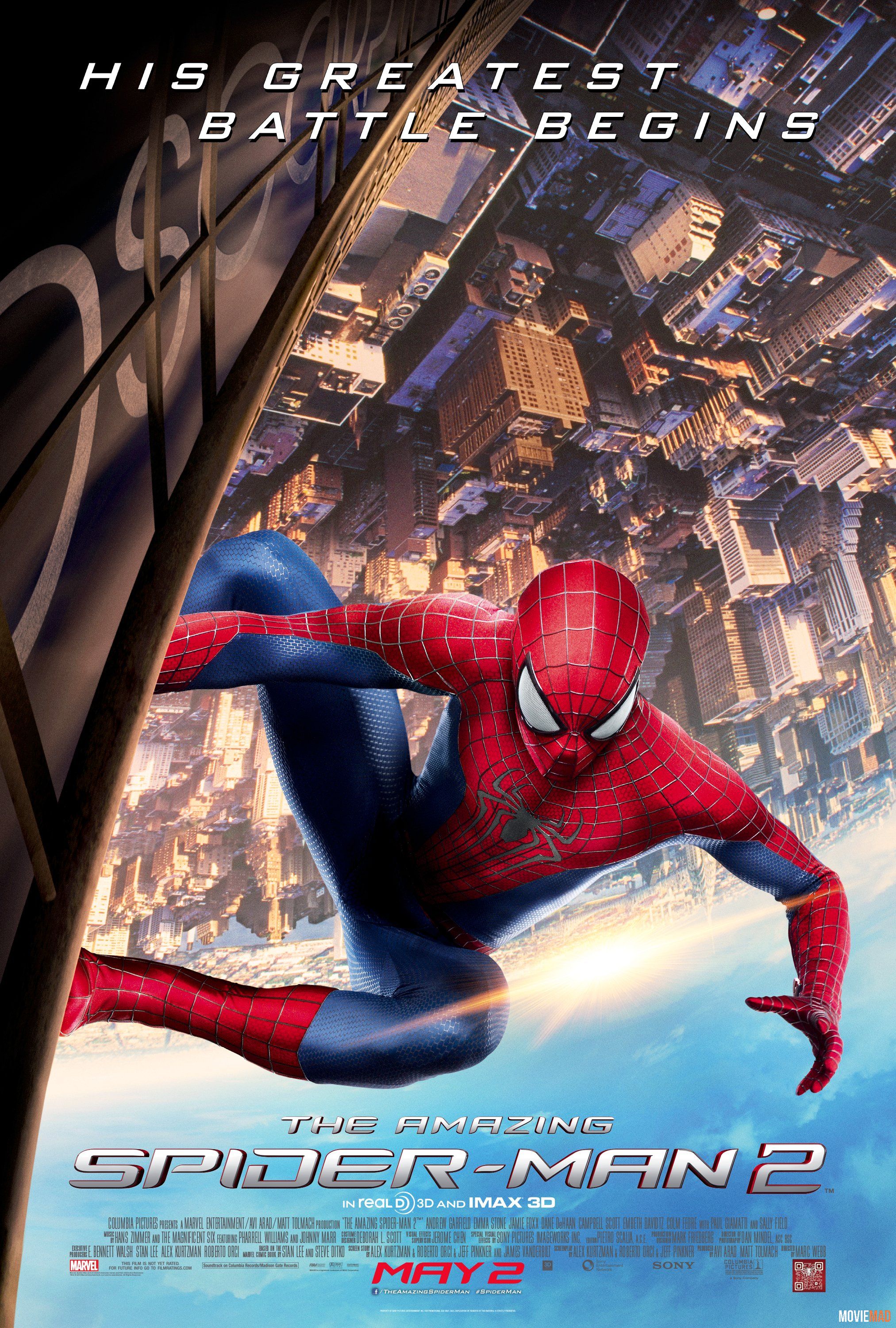 The Amazing Spider Man 2 2014 Hindi Dubbed BluRay Full Movie 720p 480p Movie