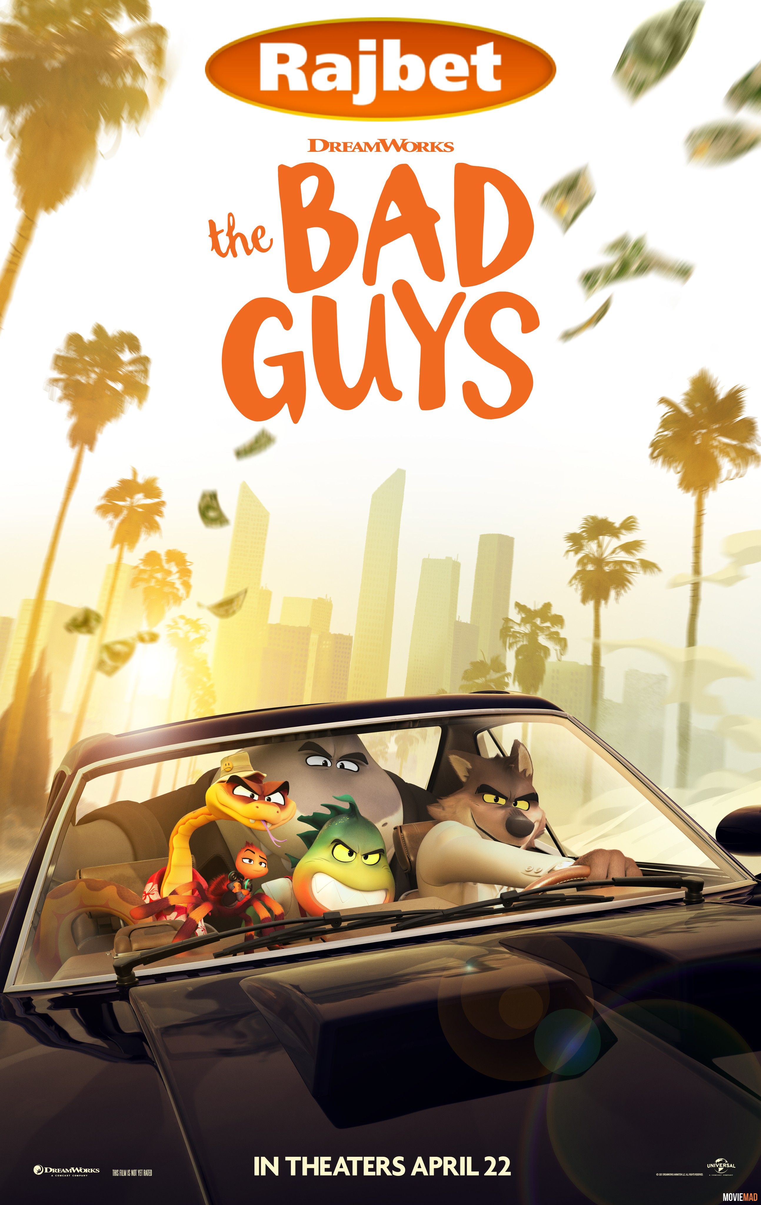 The Bad Guys 2022 Hindi (Voice Over) Dubbed WEBRip Full Movie 720p 480p Movie