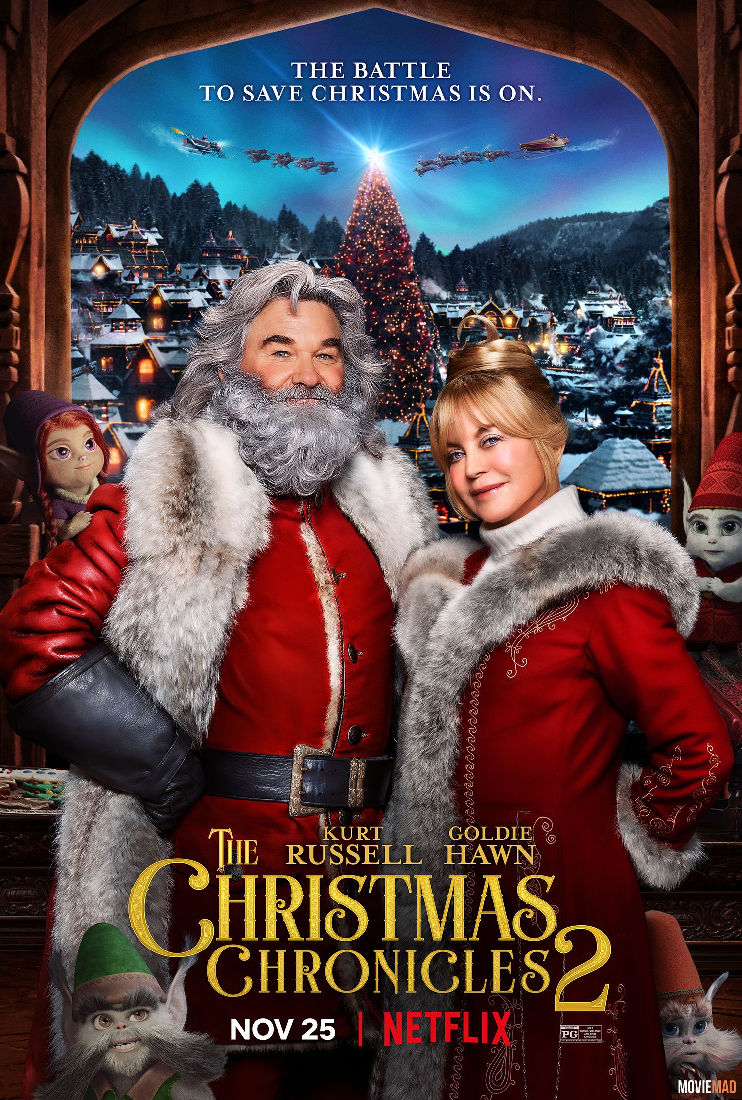 The Christmas Chronicles 2 2020 Hindi Dubbed WEB DL  Full Movie 720p 480p Movie