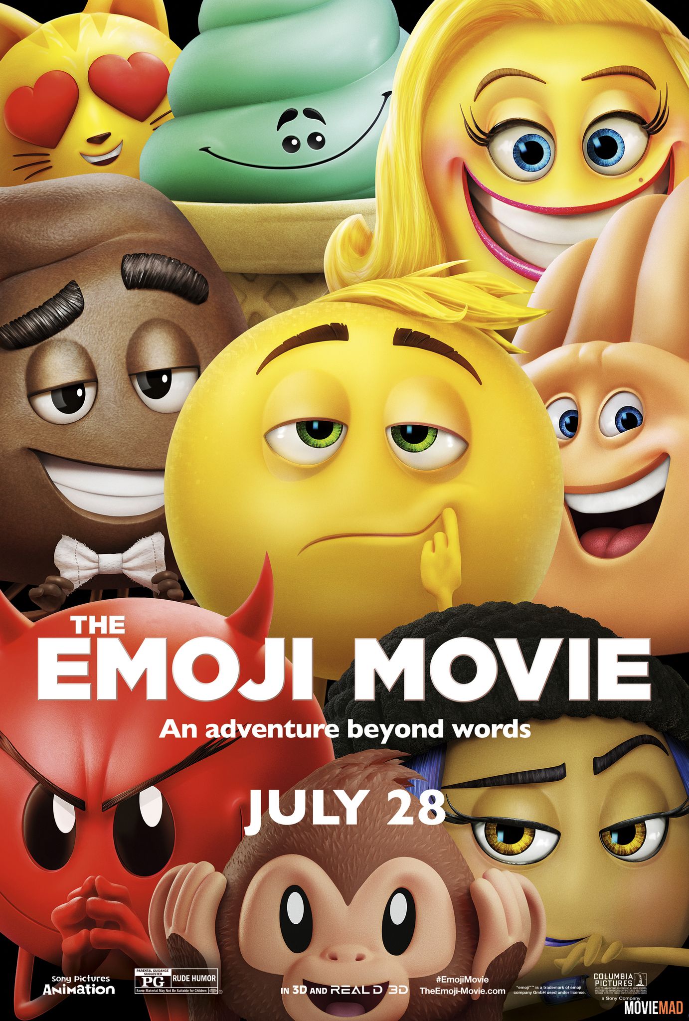 The Emoji Movie (2017) Hindi Dubbed ORG BluRay Full Movie 1080p 720p 480p Movie