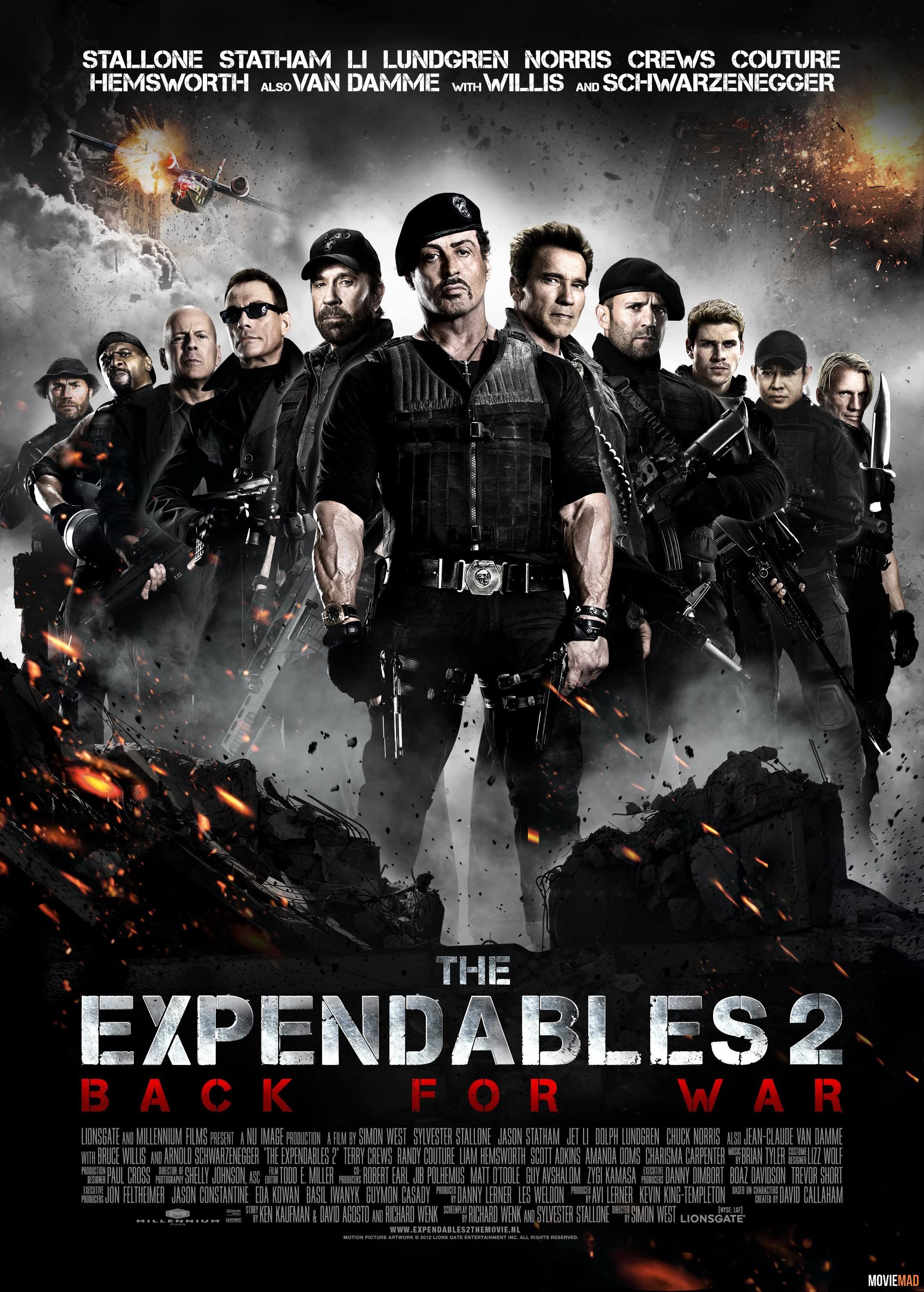 The Expendables 2 (2012) Hindi Dubbed ORG BluRay Full Movie 720p 480p Movie