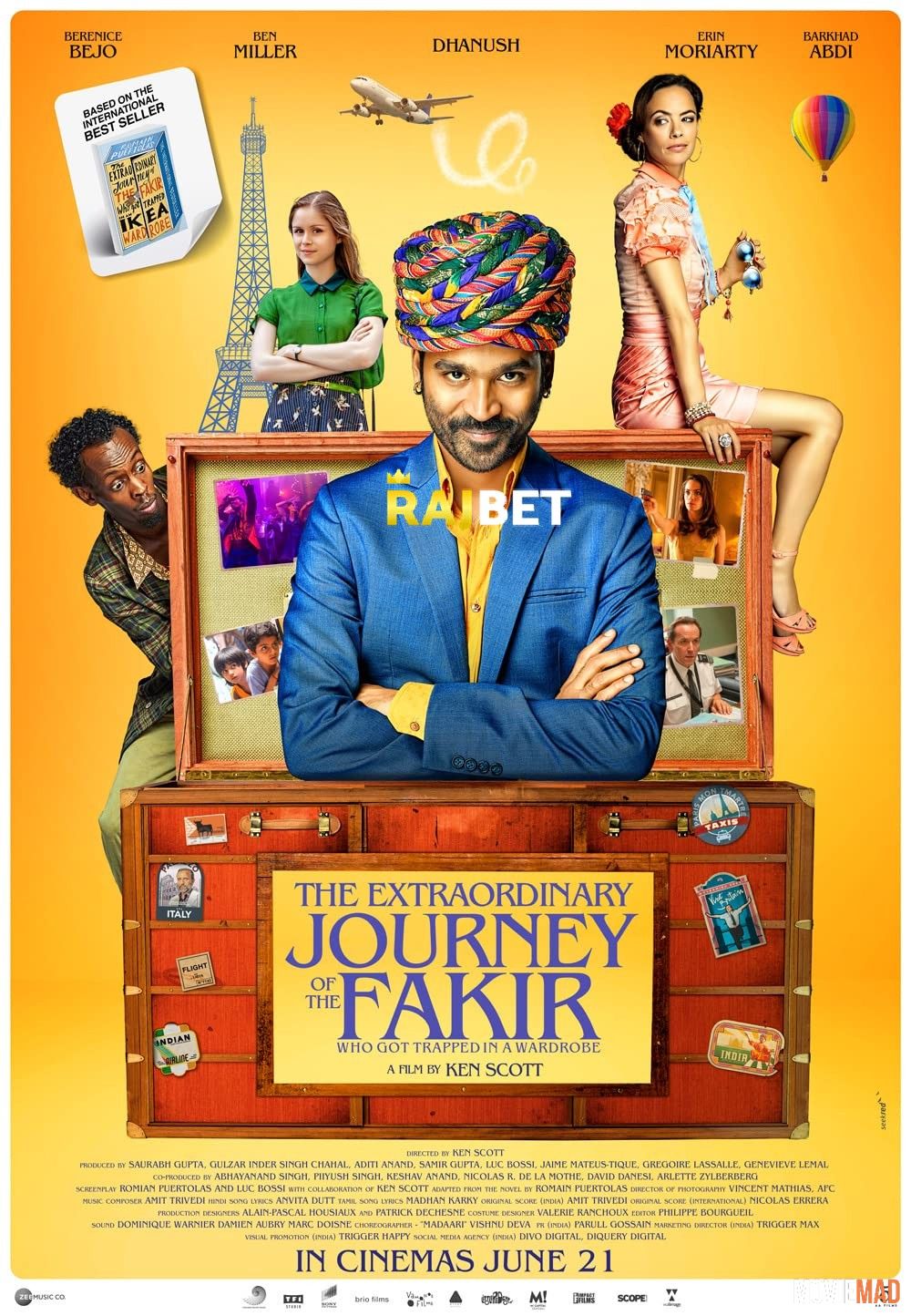 The Extraordinary Journey of the Fakir 2018 Hindi (Voice Over) Dubbed WEBRip Full Movie 720p 480p Movie