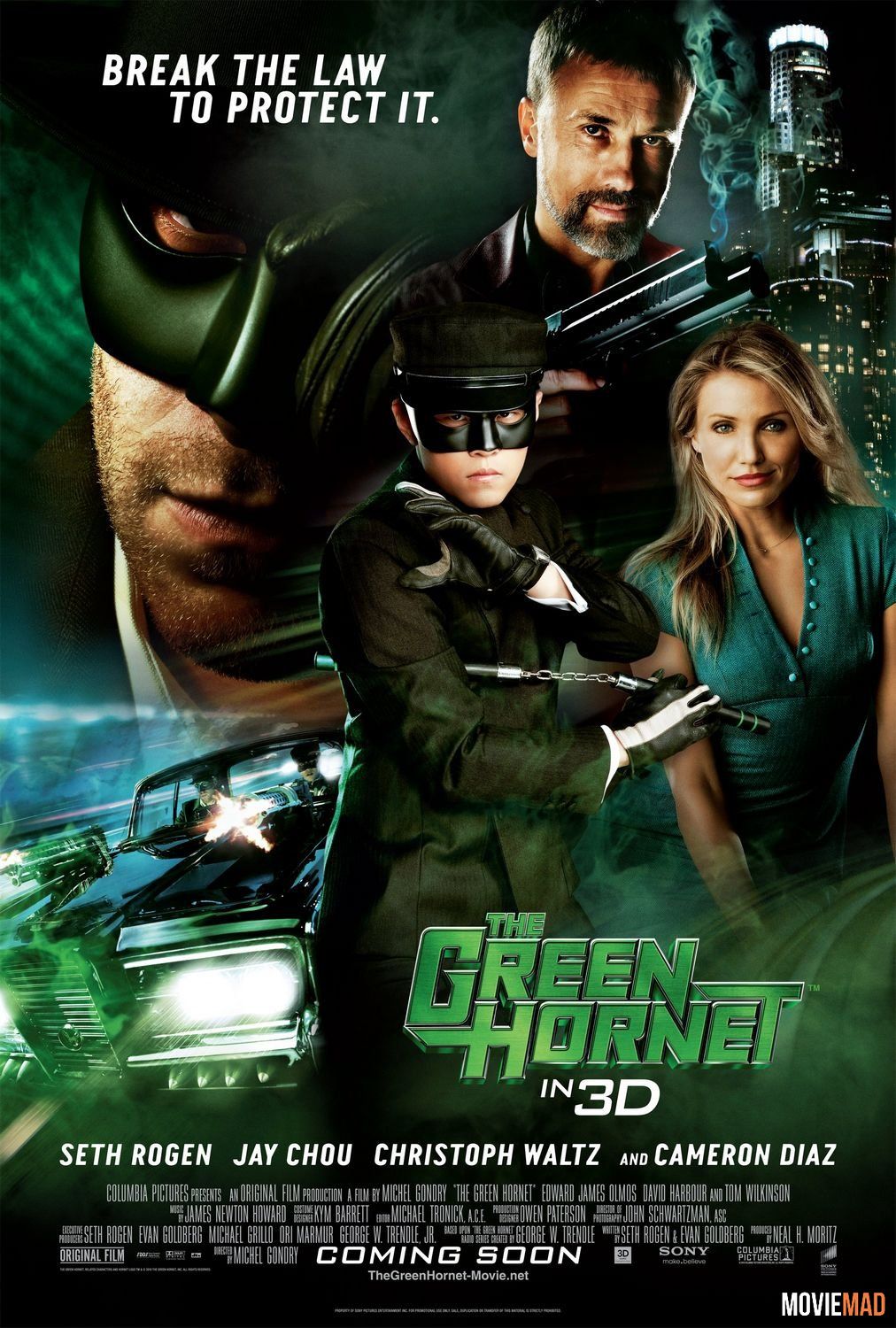 The Green Hornet 2011 Hindi Dubbed BluRay Full Movie 720p 480p Movie