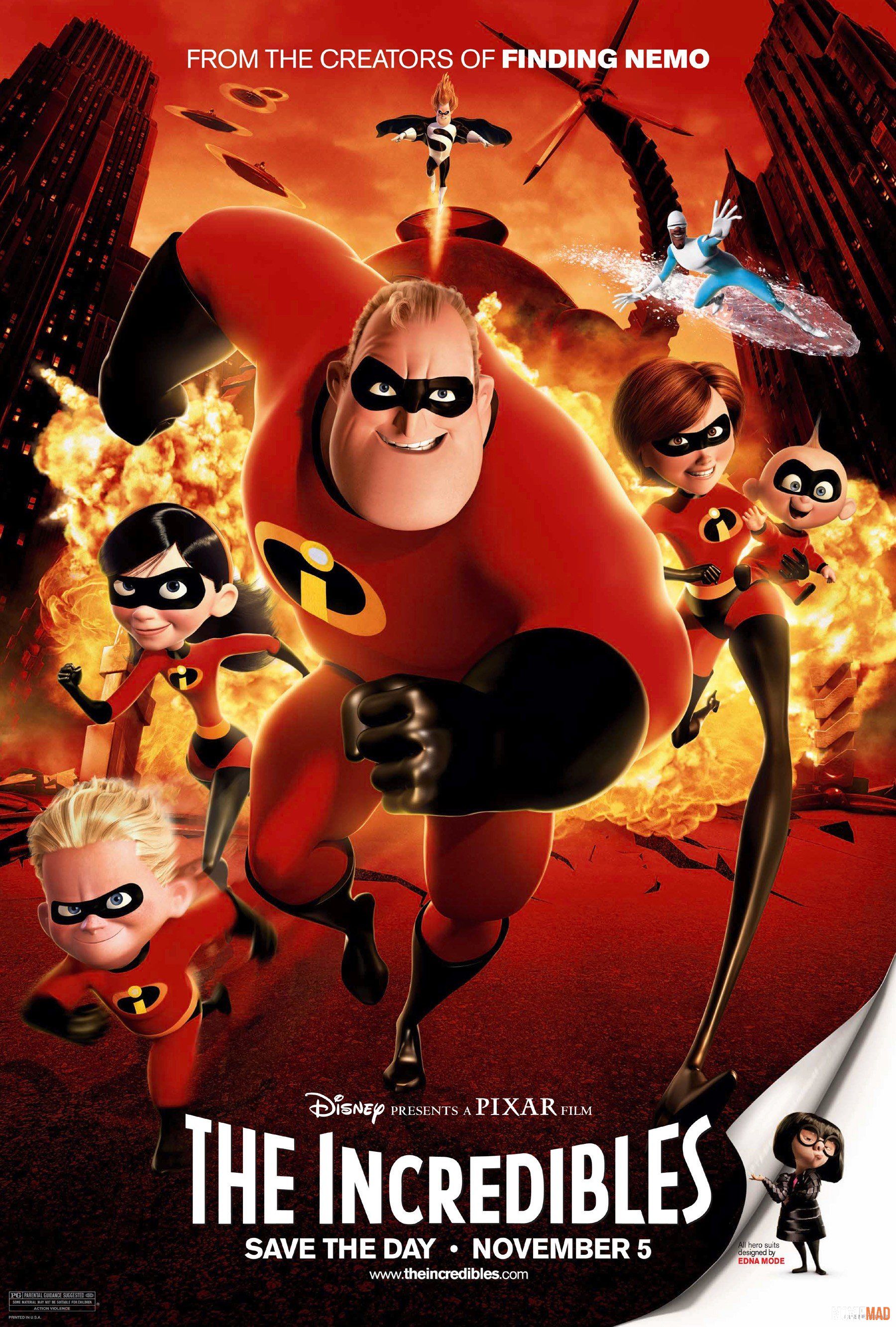 The Incredibles 2004 Hindi Dubbed BluRay Full Movie 720p 480p Movie