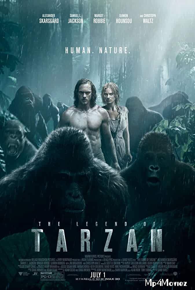 The Legend of Tarzan (2016) Hindi Dubbed BluRay 720p 480p Movie