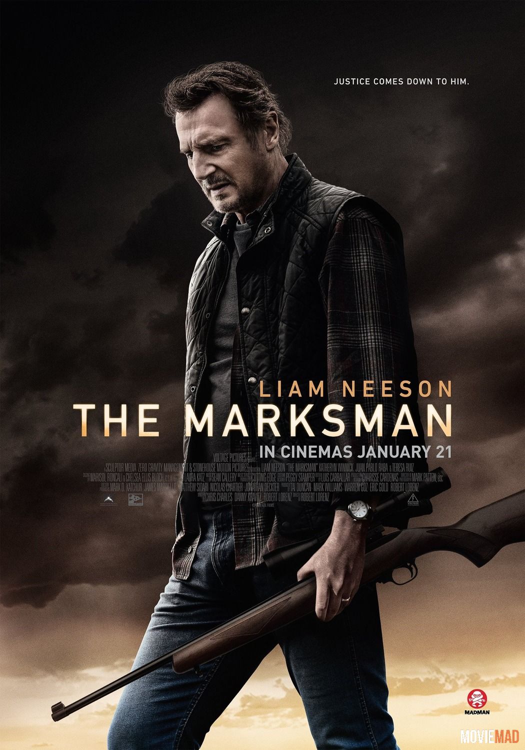 The Marksman 2021 English HDRip Full Movie 720p 480p