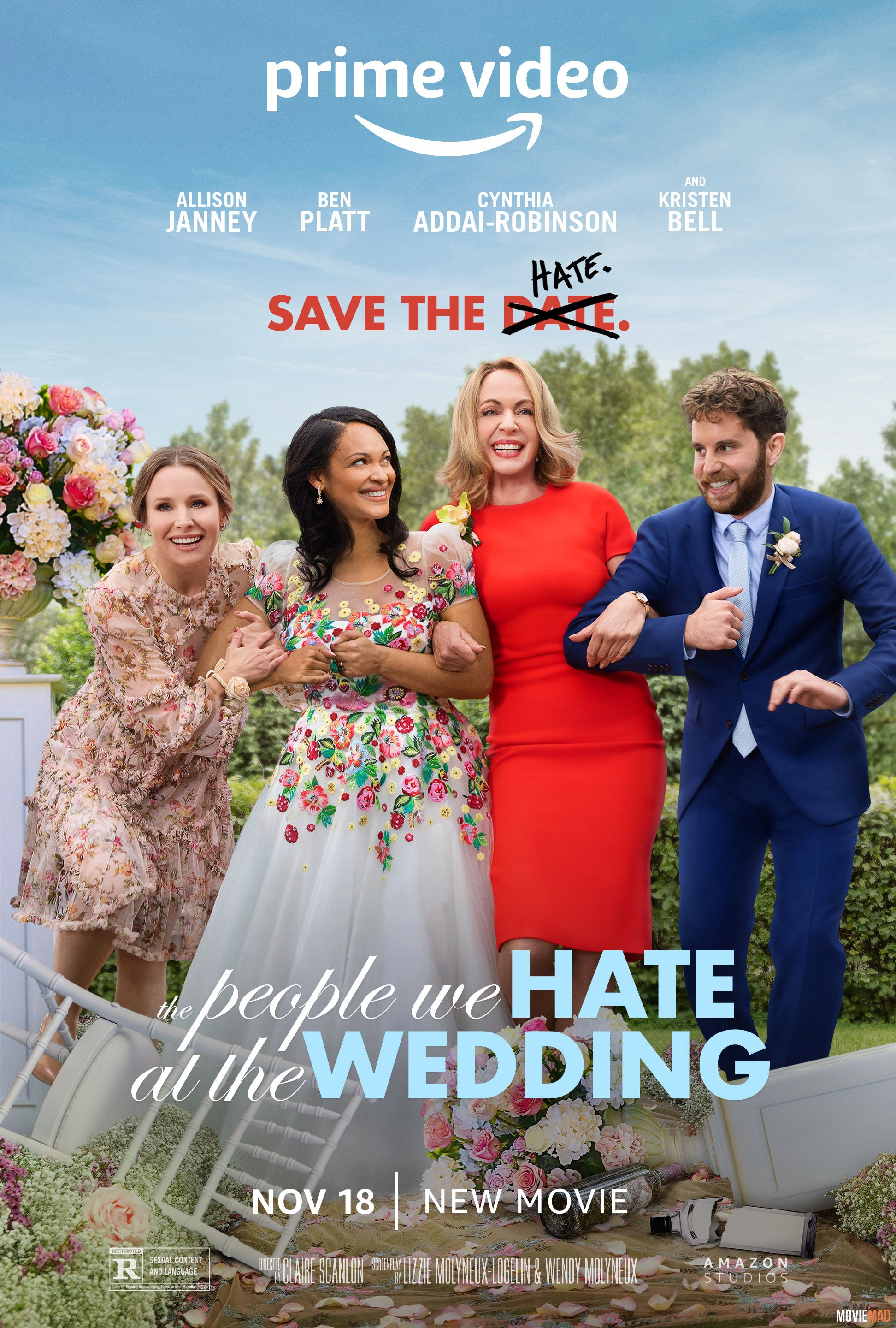 The People We Hate at the Wedding (2022) English AMZN HDRip Full Movie 720p 480p Movie