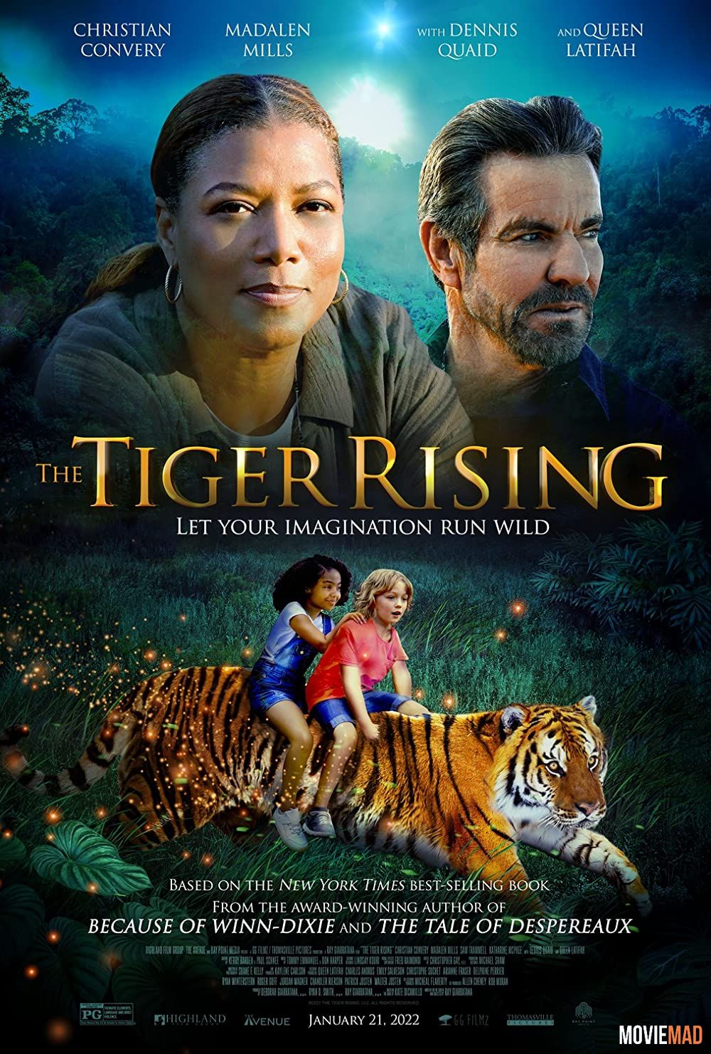 The Tiger Rising (2022) English HDRip Full Movie 720p 480p Movie