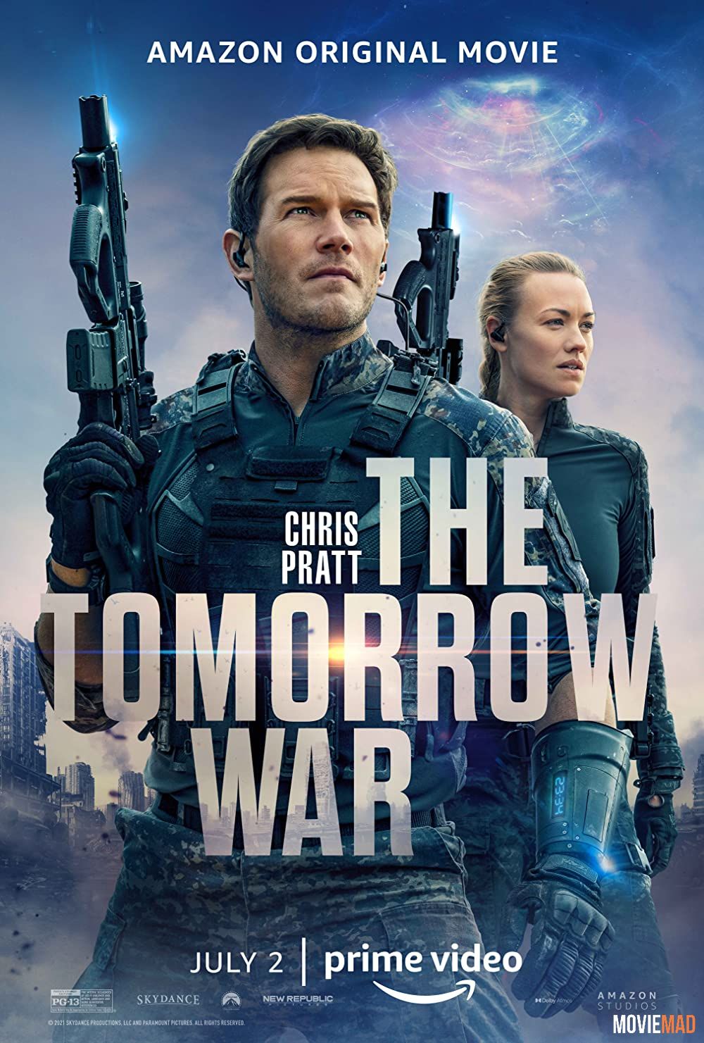 The Tomorrow War (2021) Hindi Dubbed WEB DL AMZN Full Movie 720p 480p Movie