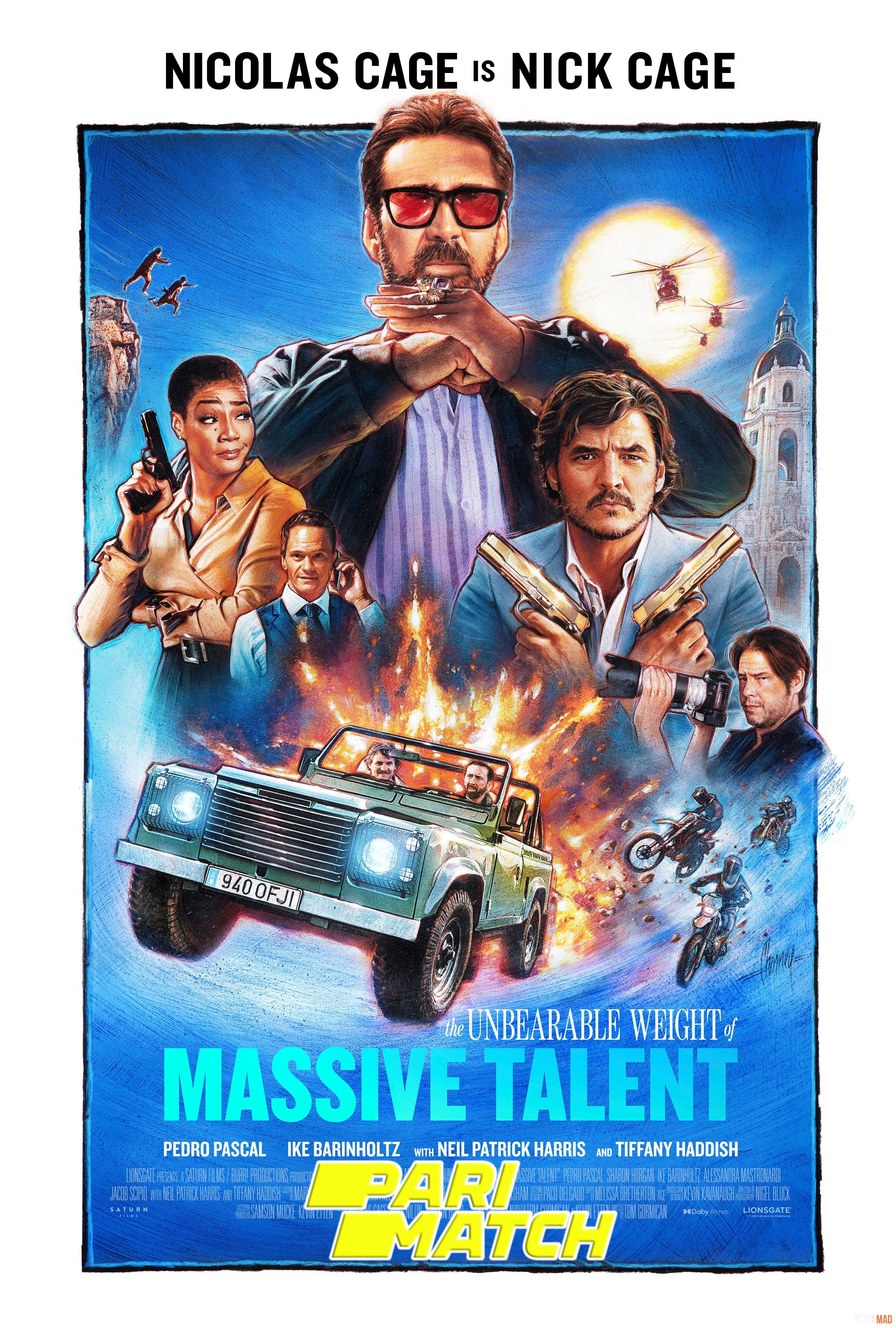 The Unbearable Weight of Massive Talent (2022) Hindi (Voice Over) Dubbed WEBRip Full Movie 720p 480p