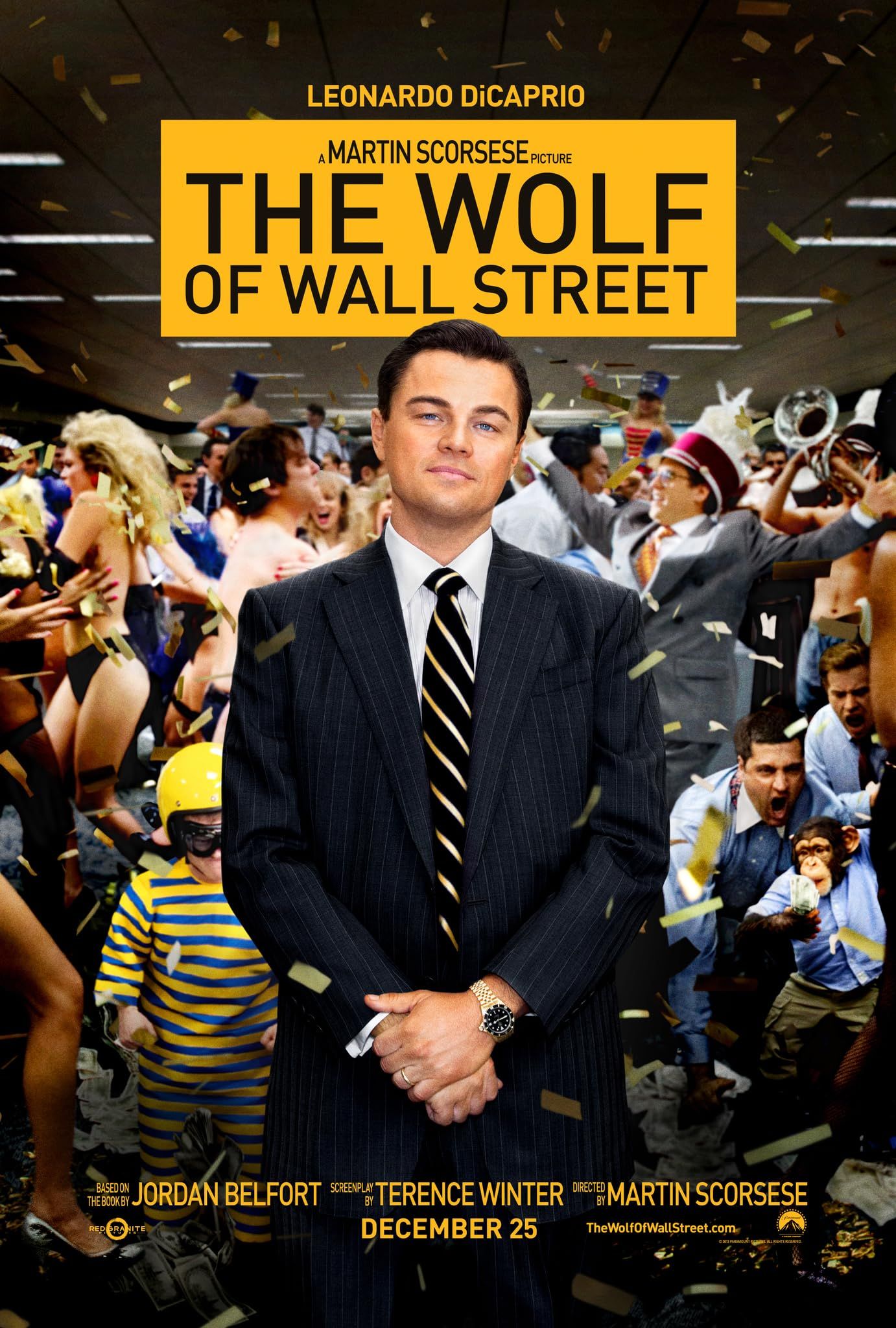 The Wolf of Wall Street (2013) Hindi Dubbed ORG AMZN HDRip Full Movie 720p 480p Movie