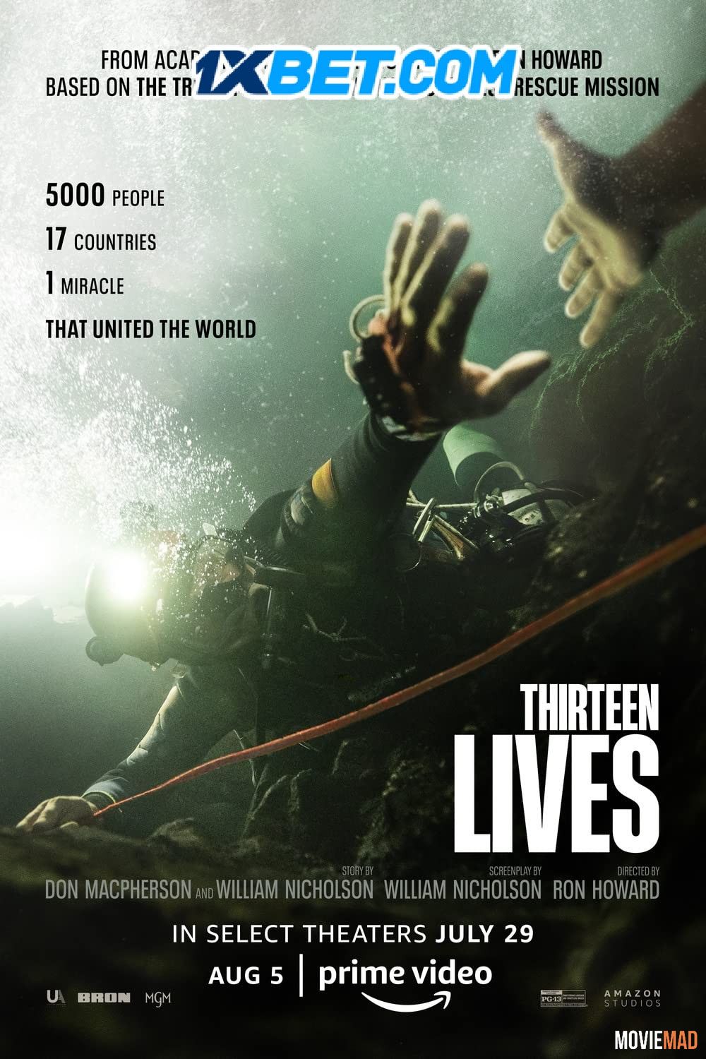 Thirteen Lives (2022) Hindi (Voice Over) Dubbed WEBRip Full Movie 720p 480p