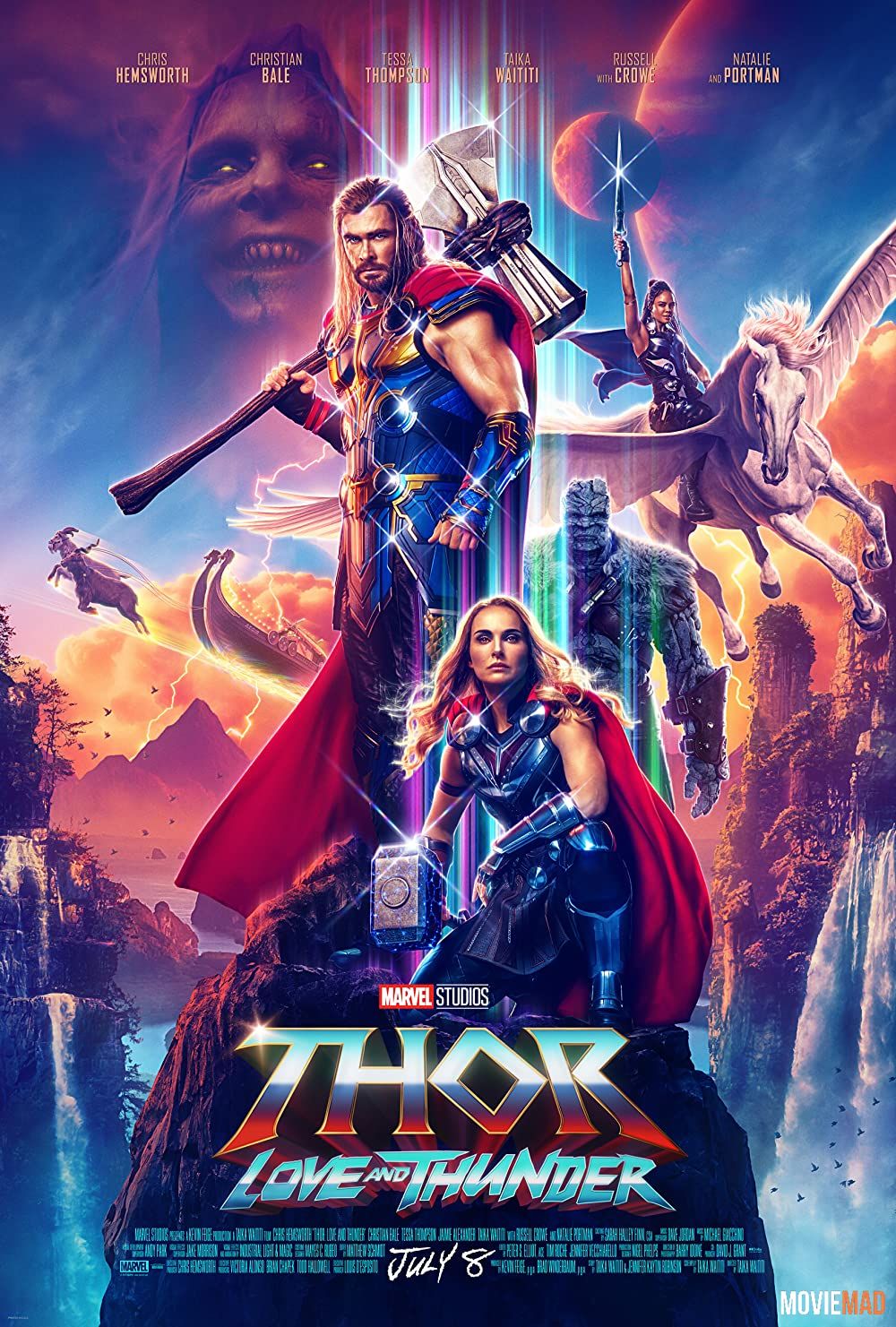 Thor Love and Thunder (2022) Hindi(Cleaned) Dubbed HDRip Full Movie 1080p 720p 480p